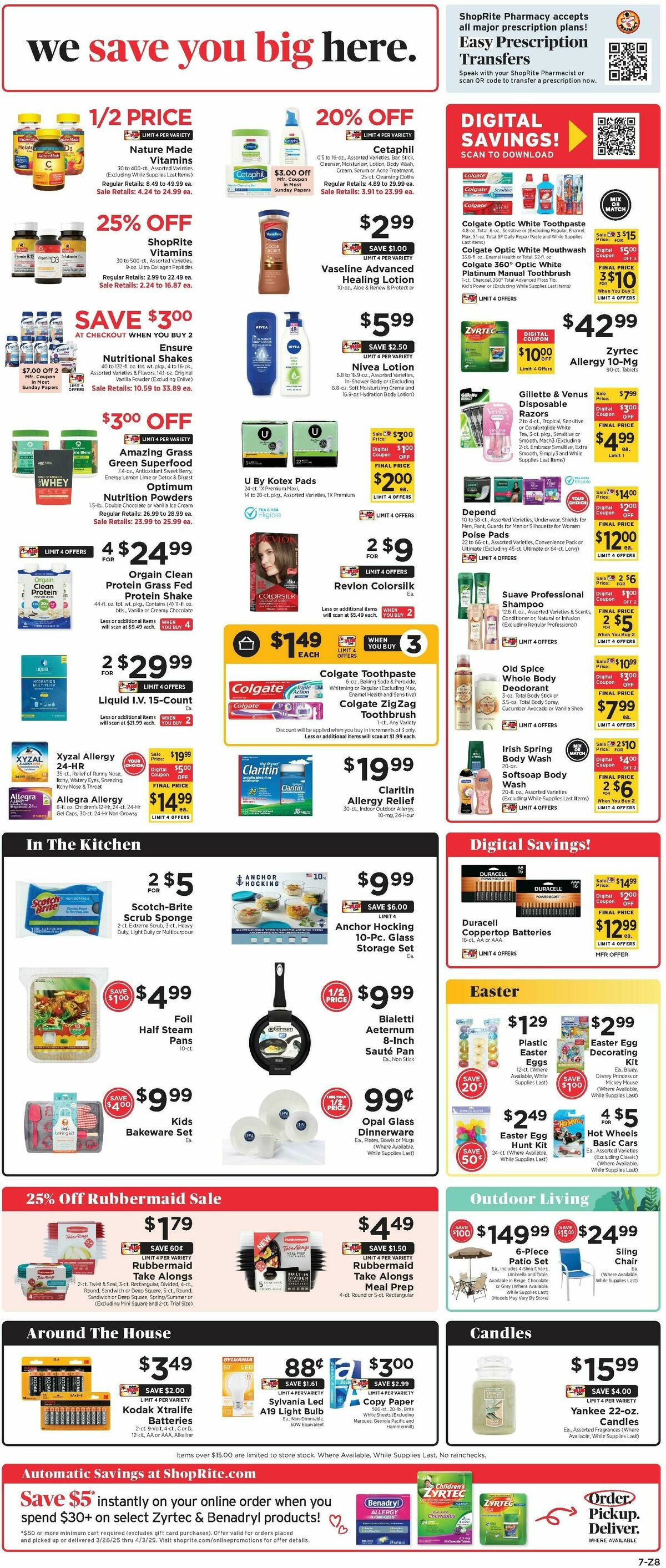 ShopRite Weekly Ad from March 28