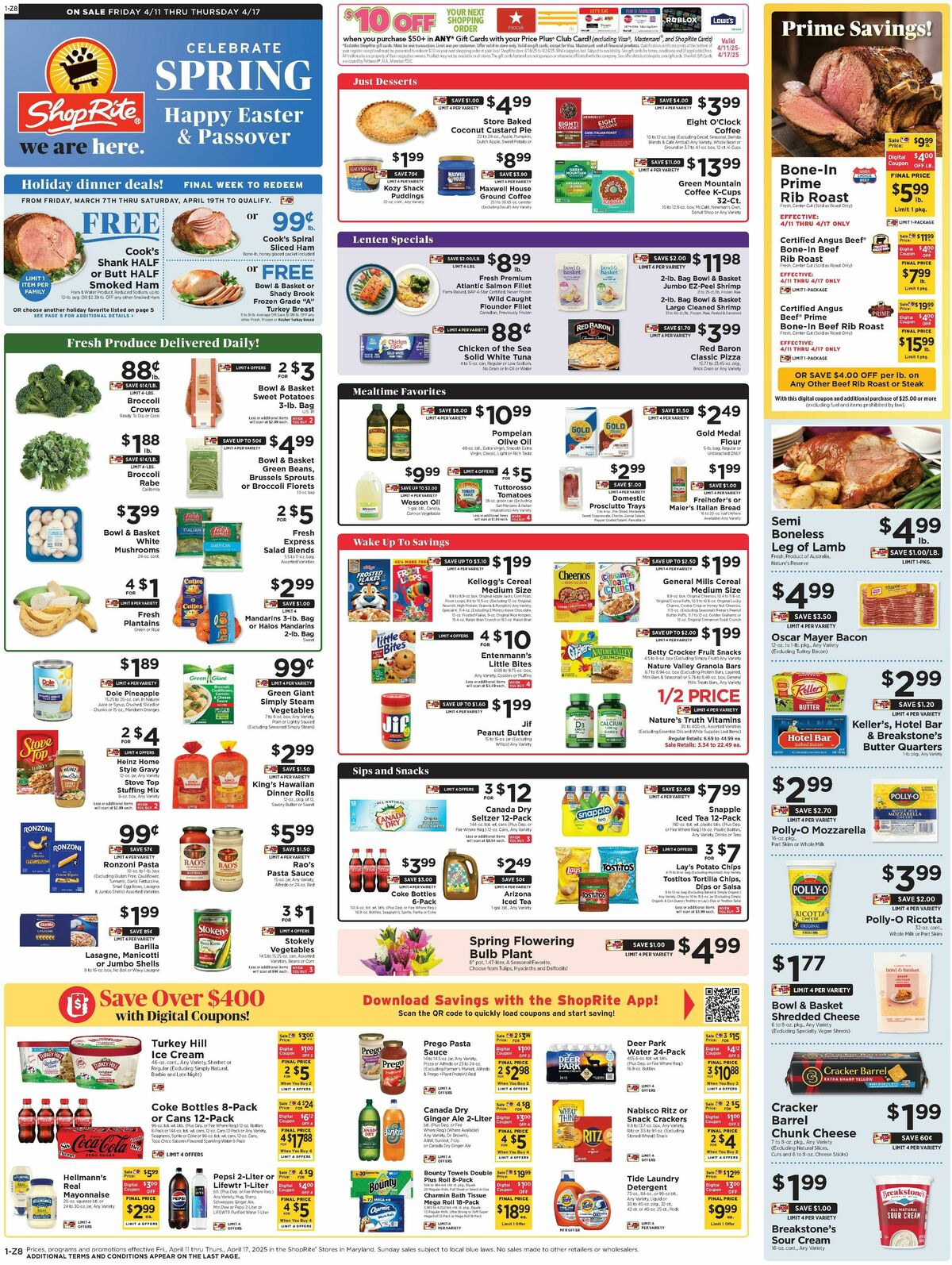 ShopRite Weekly Ad from April 11