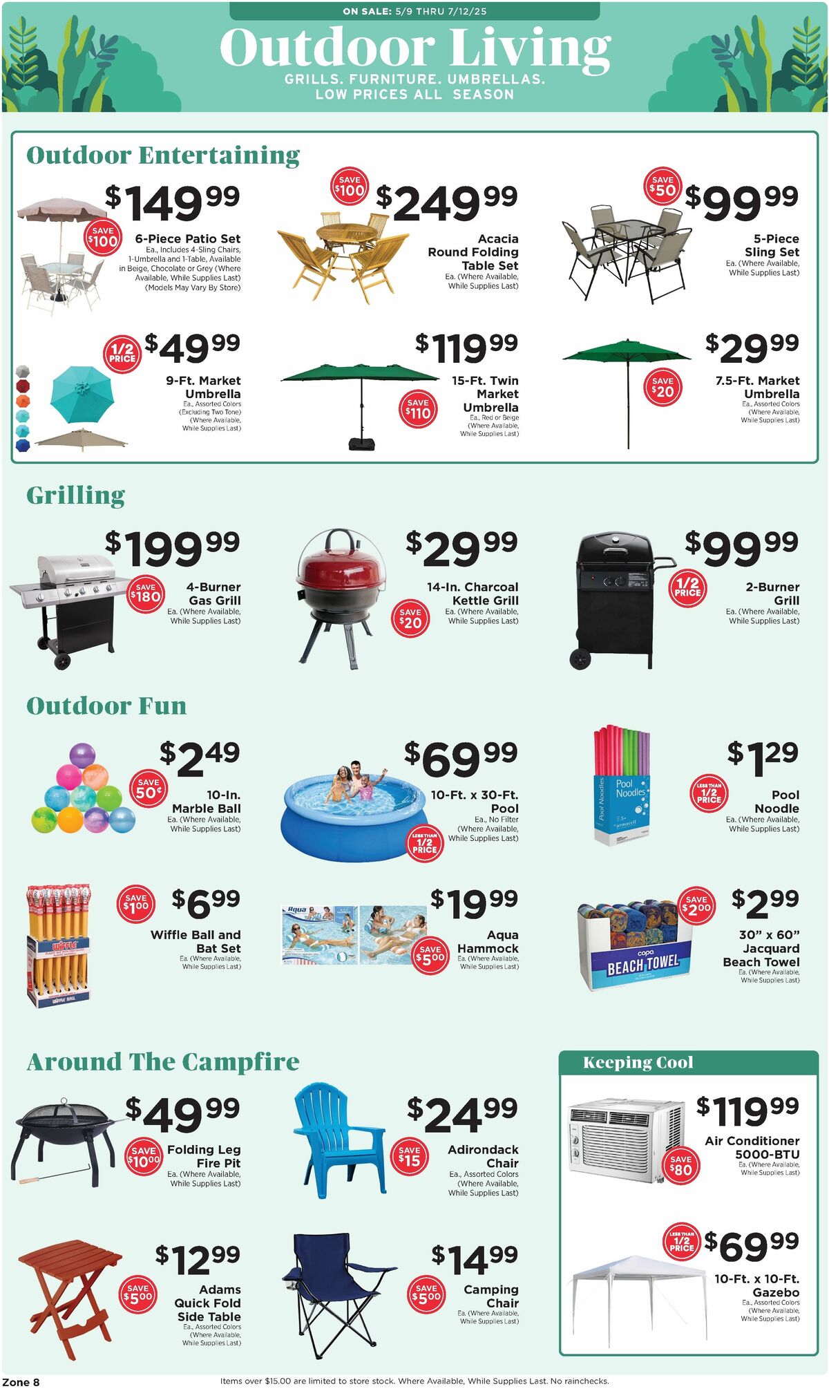 ShopRite Outdoor Living Weekly Ad from May 9