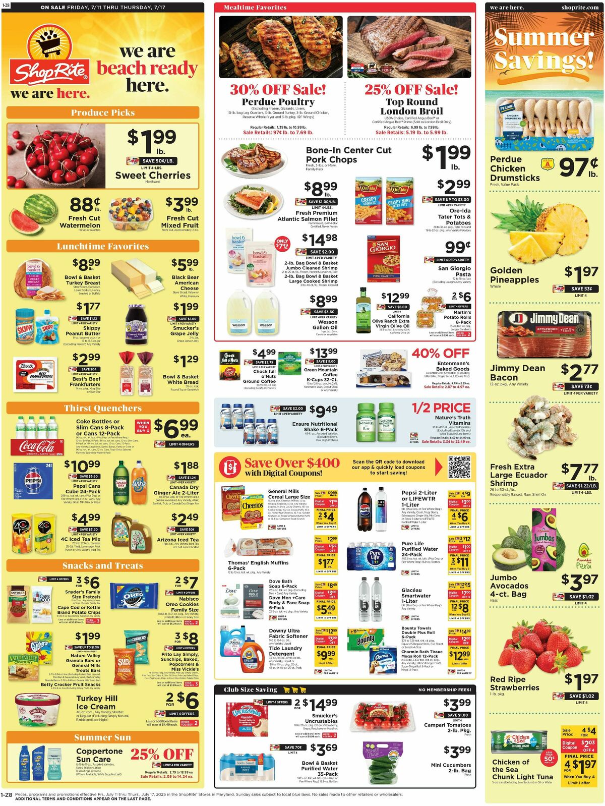 ShopRite Weekly Ad from July 11