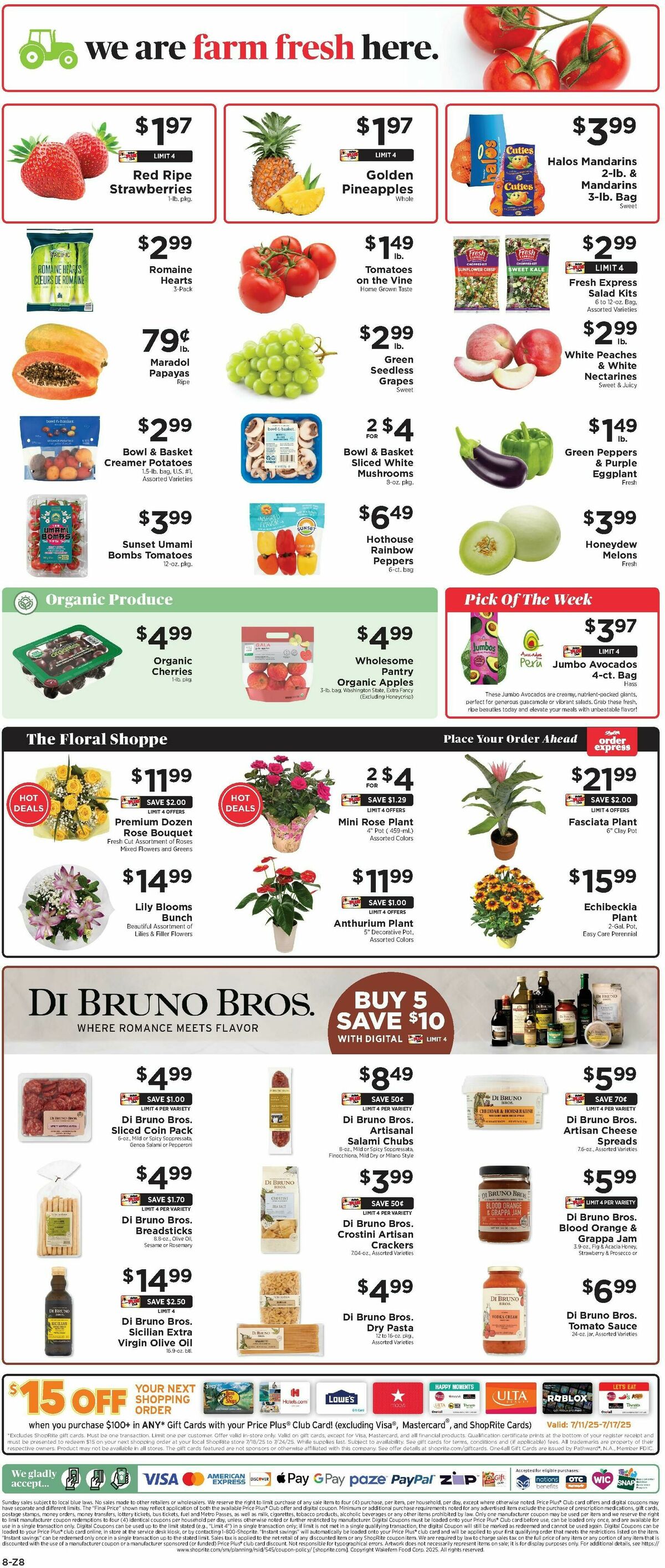 ShopRite Weekly Ad from July 11