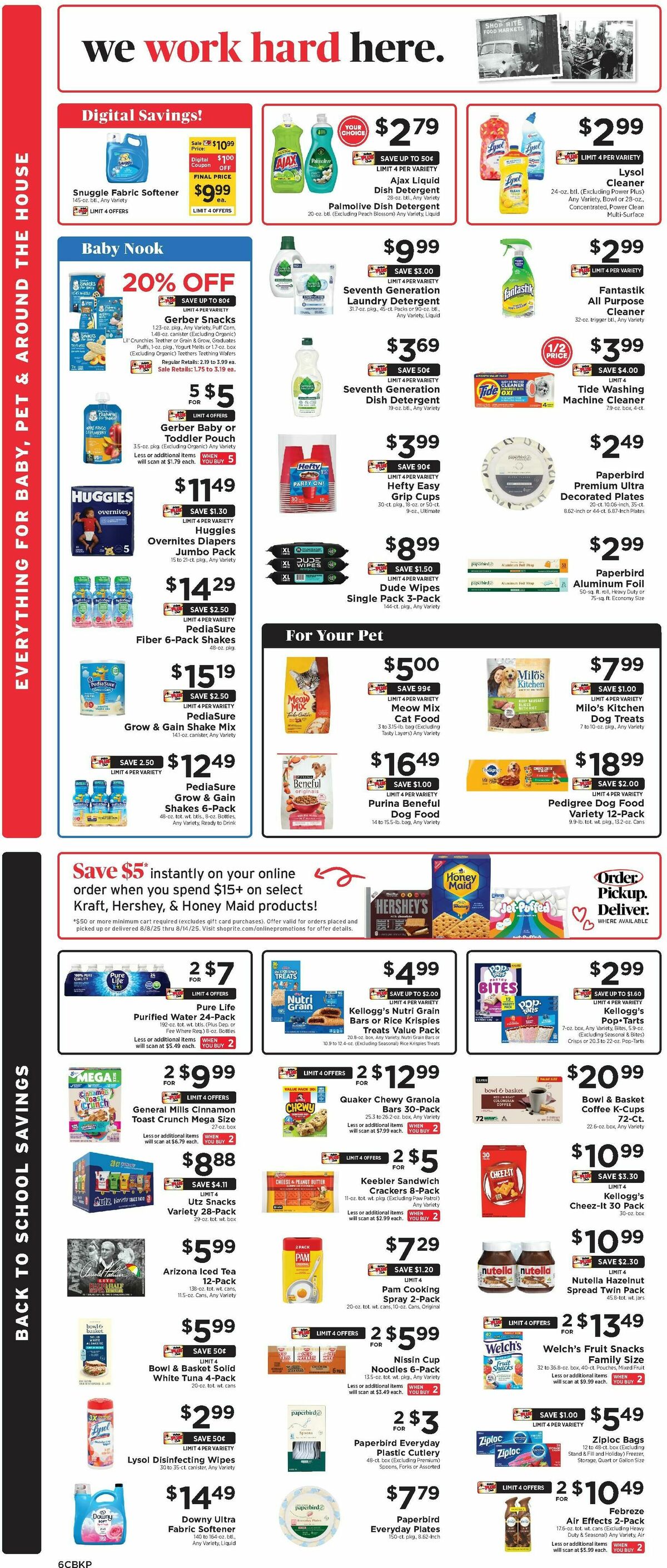 ShopRite Weekly Ad from August 8