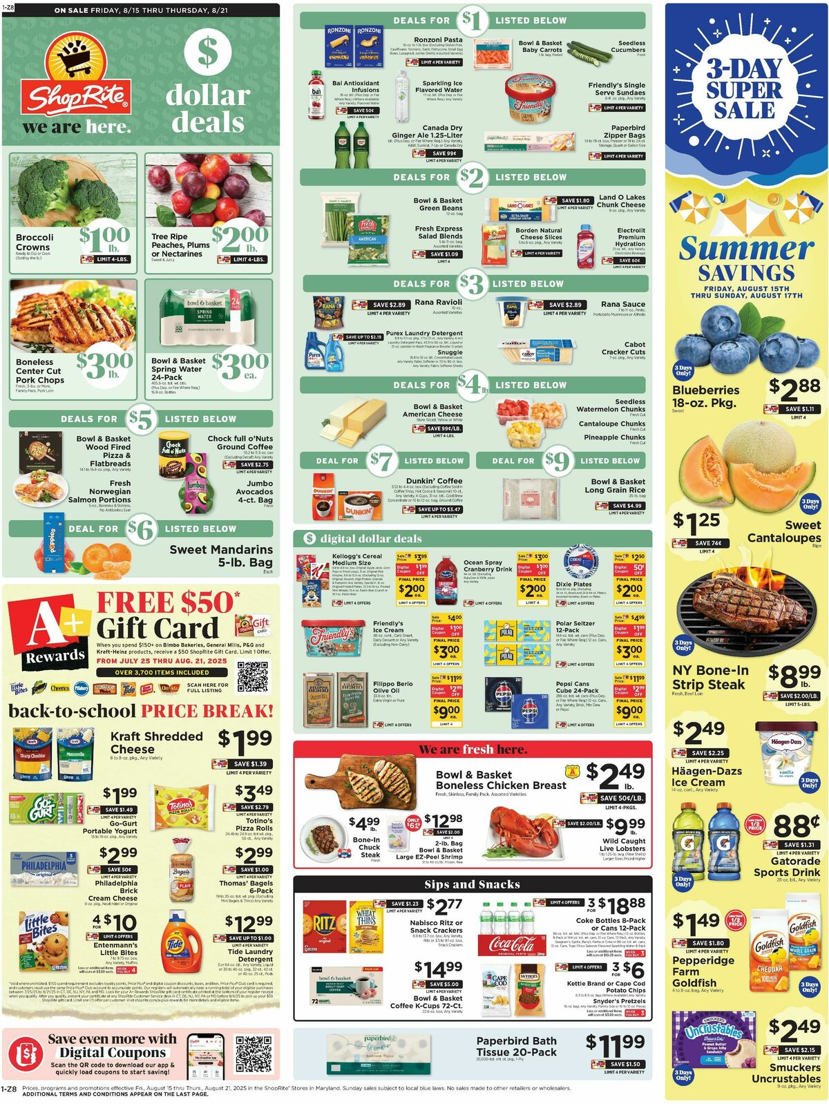 ShopRite Weekly Ad from August 15