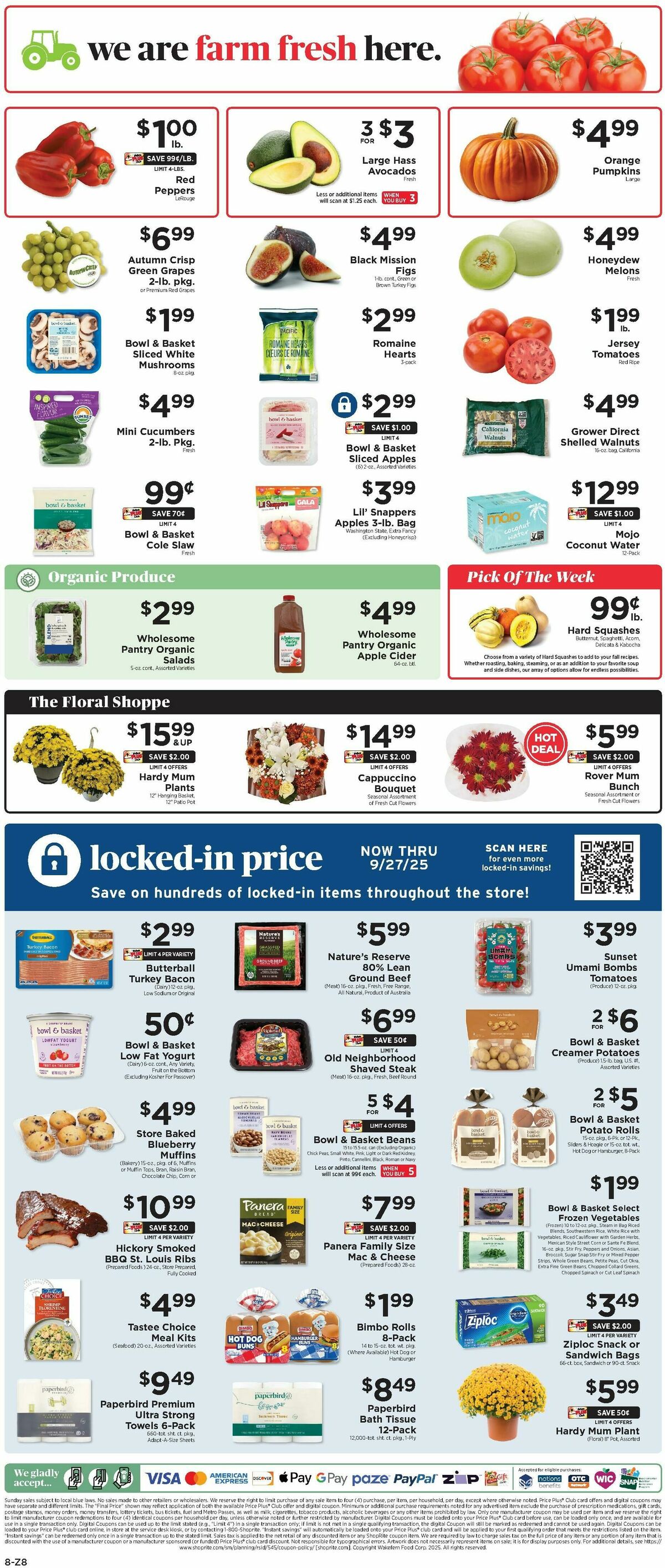 ShopRite Weekly Ad from September 19
