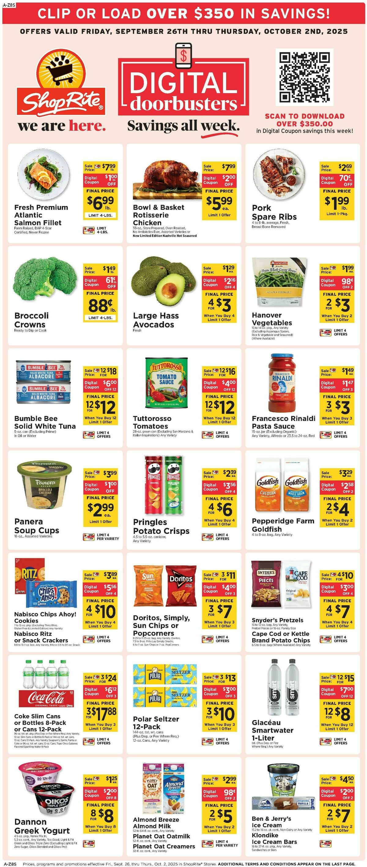 ShopRite Weekly Ad from September 26