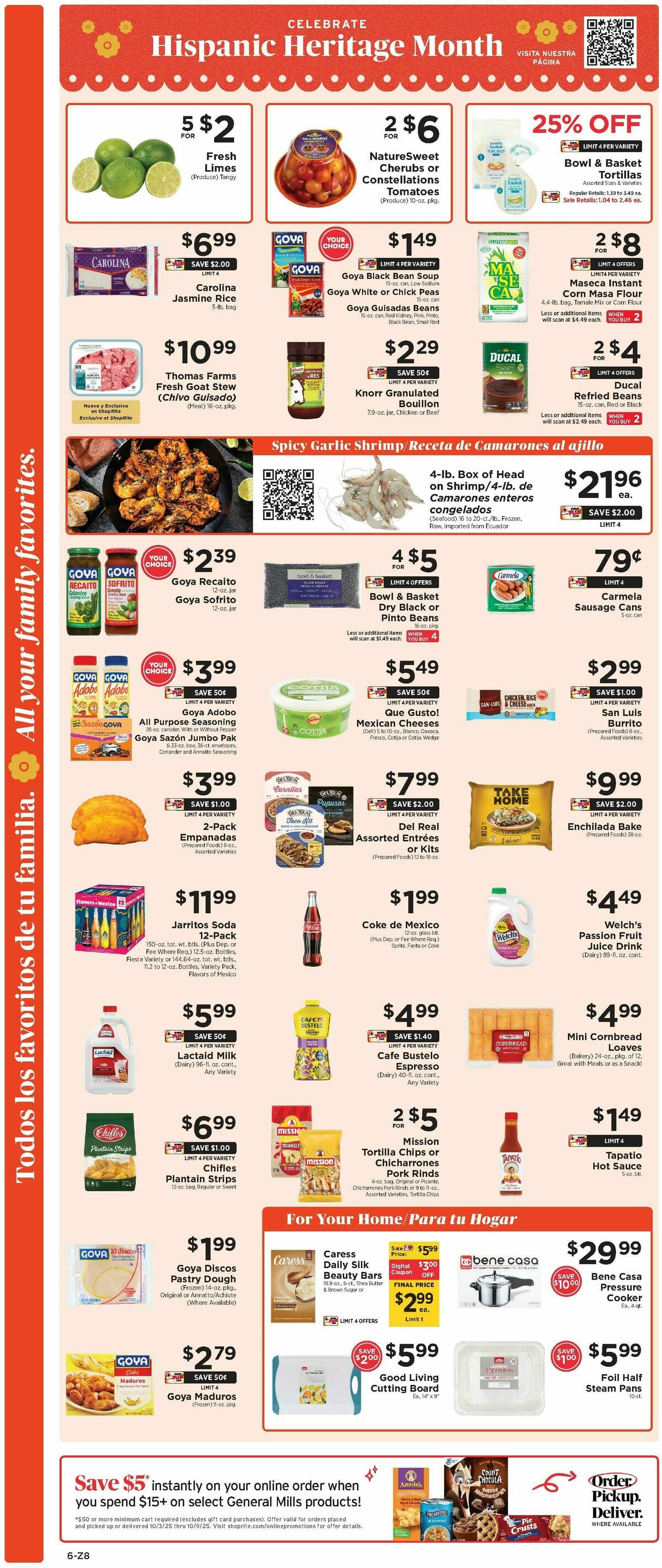ShopRite Weekly Ad from October 3