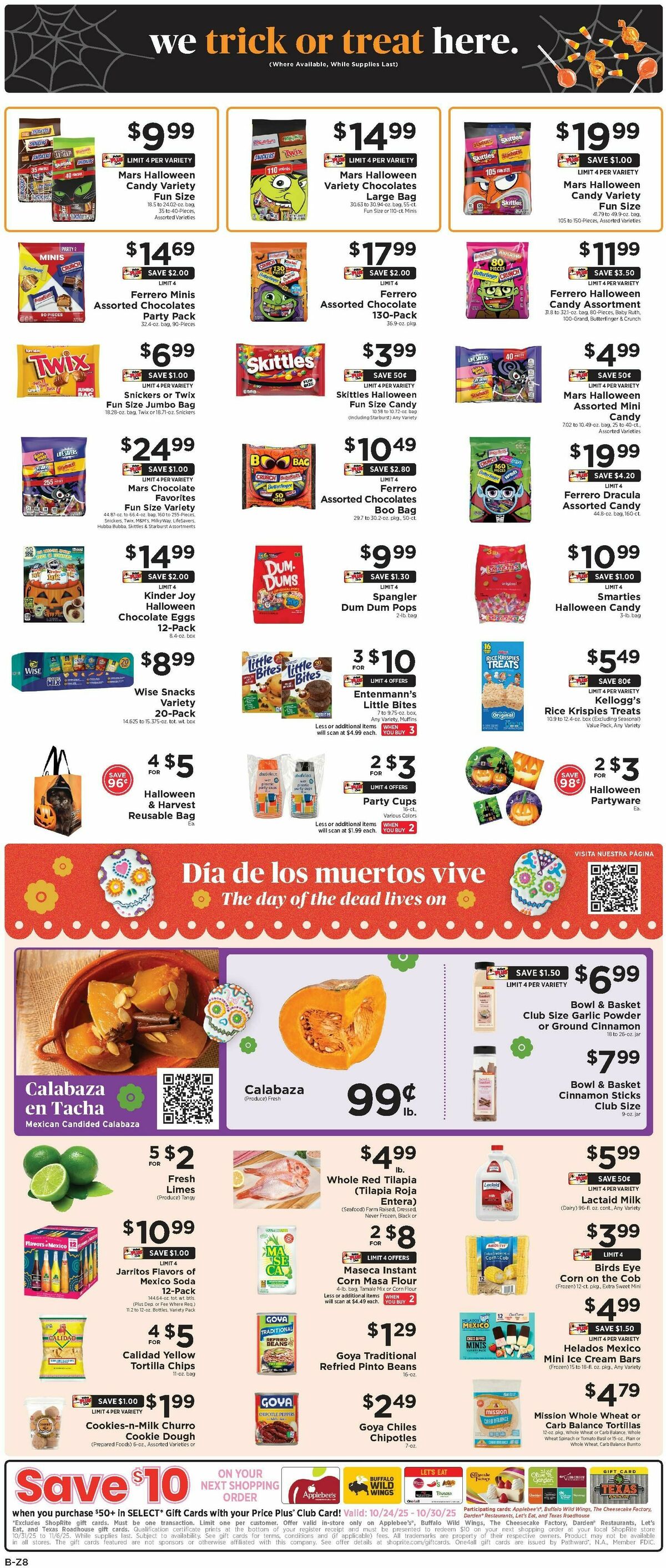 ShopRite Weekly Ad from October 24