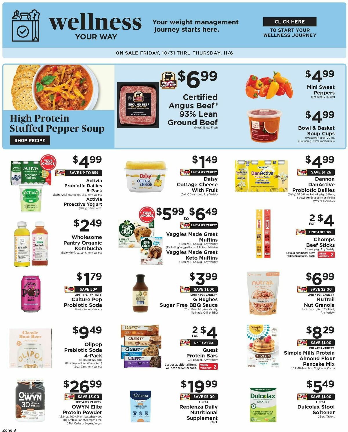 ShopRite Wellness Your Way Weekly Ad from October 31