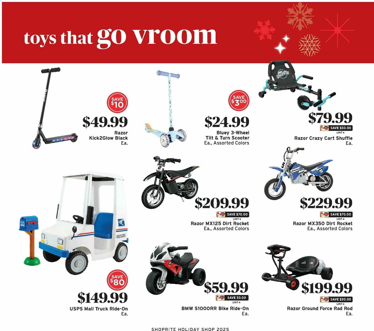 ShopRite Holiday Toy Catalog Weekly Ad from October 31