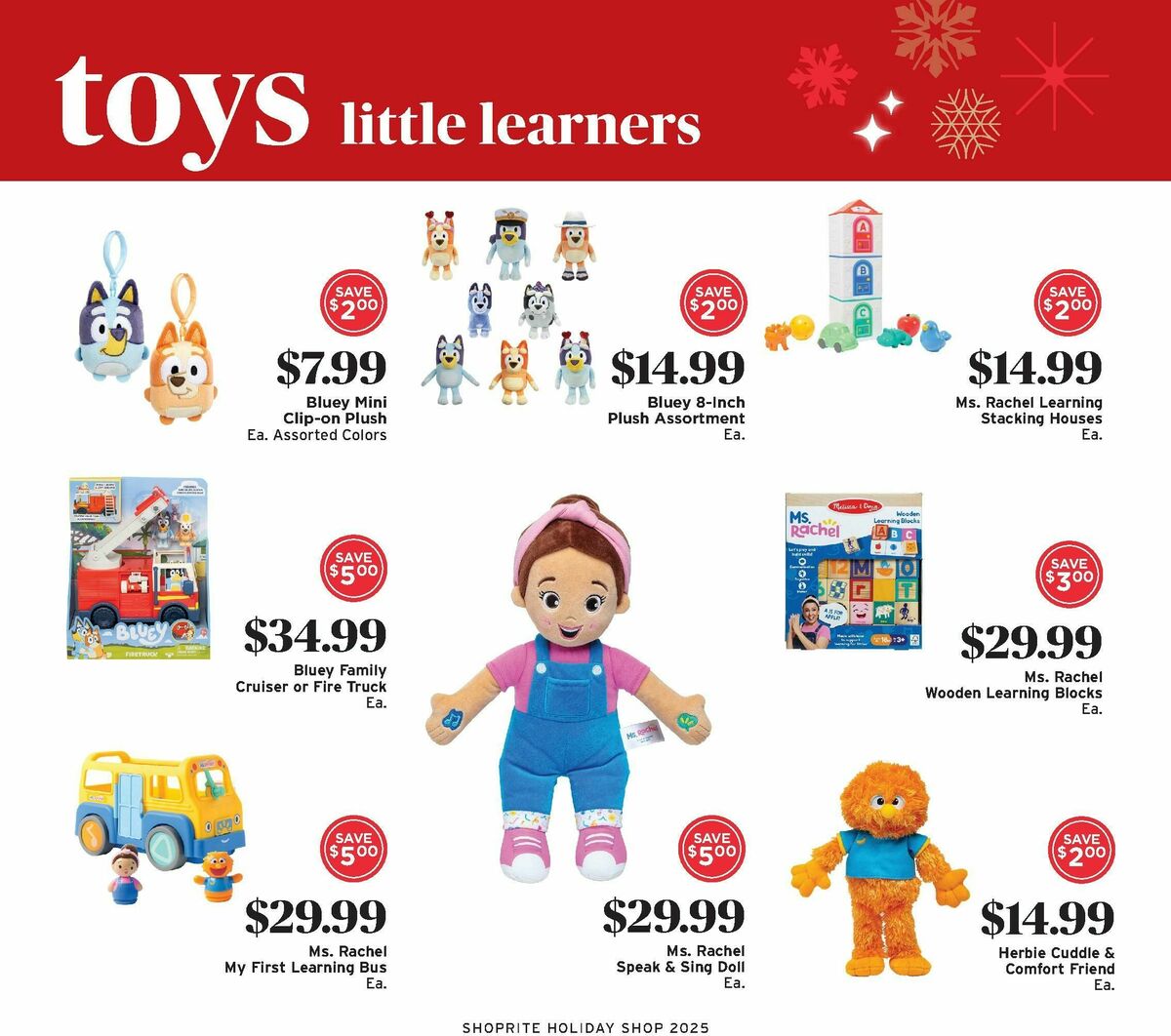 ShopRite Holiday Toy Catalog Weekly Ad from October 31
