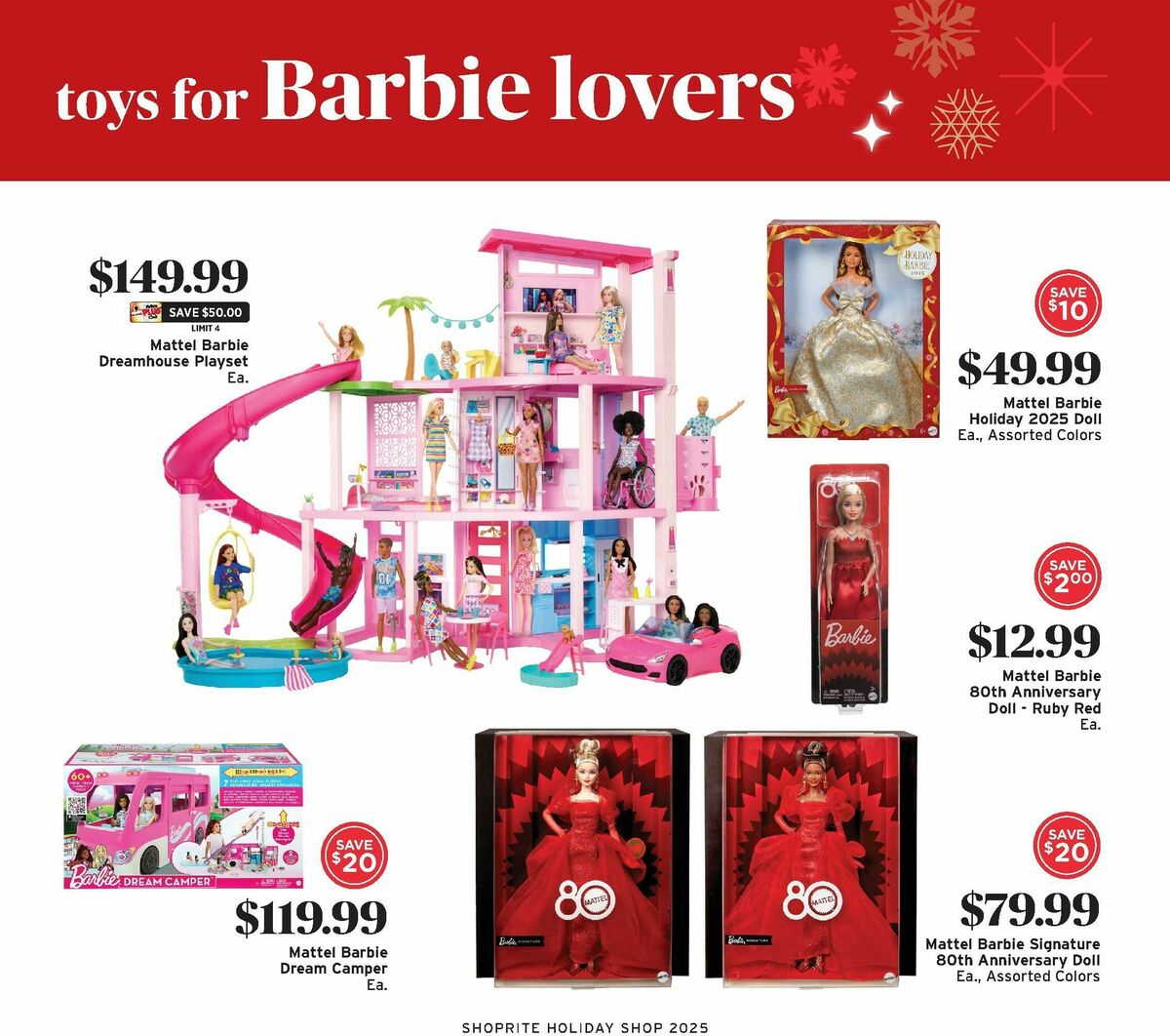 ShopRite Holiday Toy Catalog Weekly Ad from October 31