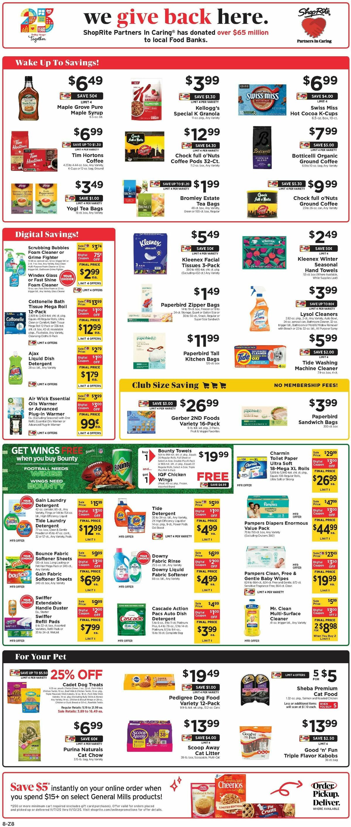 ShopRite Weekly Ad from November 7