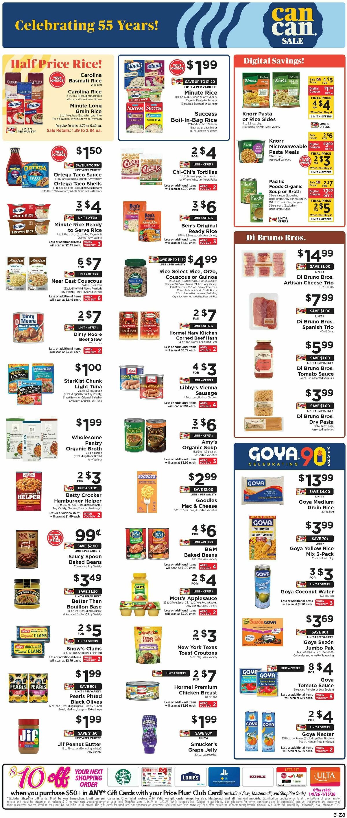 ShopRite Weekly Ad from January 9
