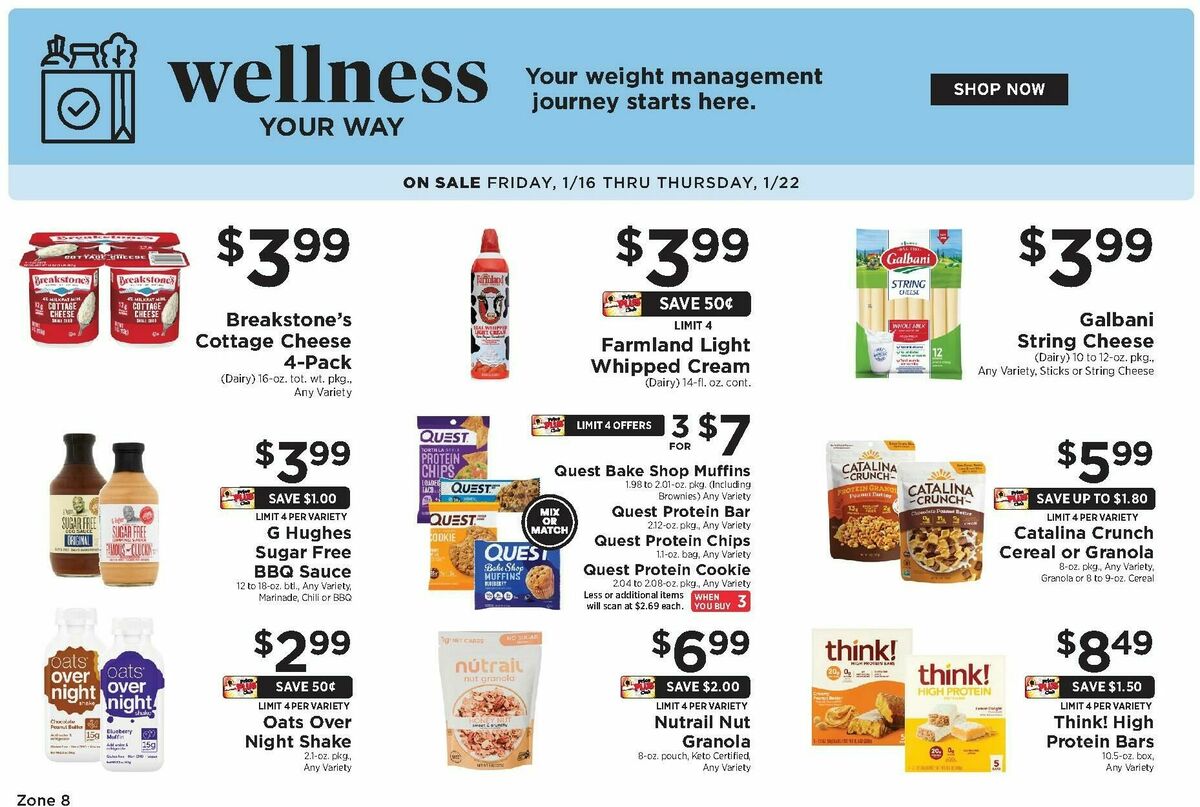 ShopRite Shop Wellnes Weekly Ad from January 16