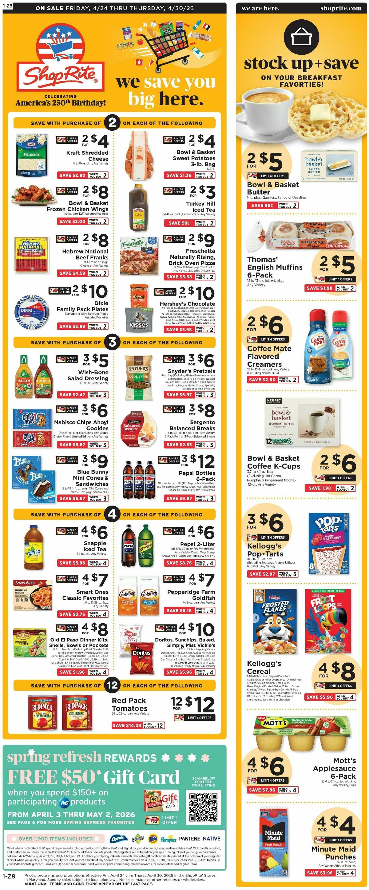 ShopRite Weekly Ad from April 24