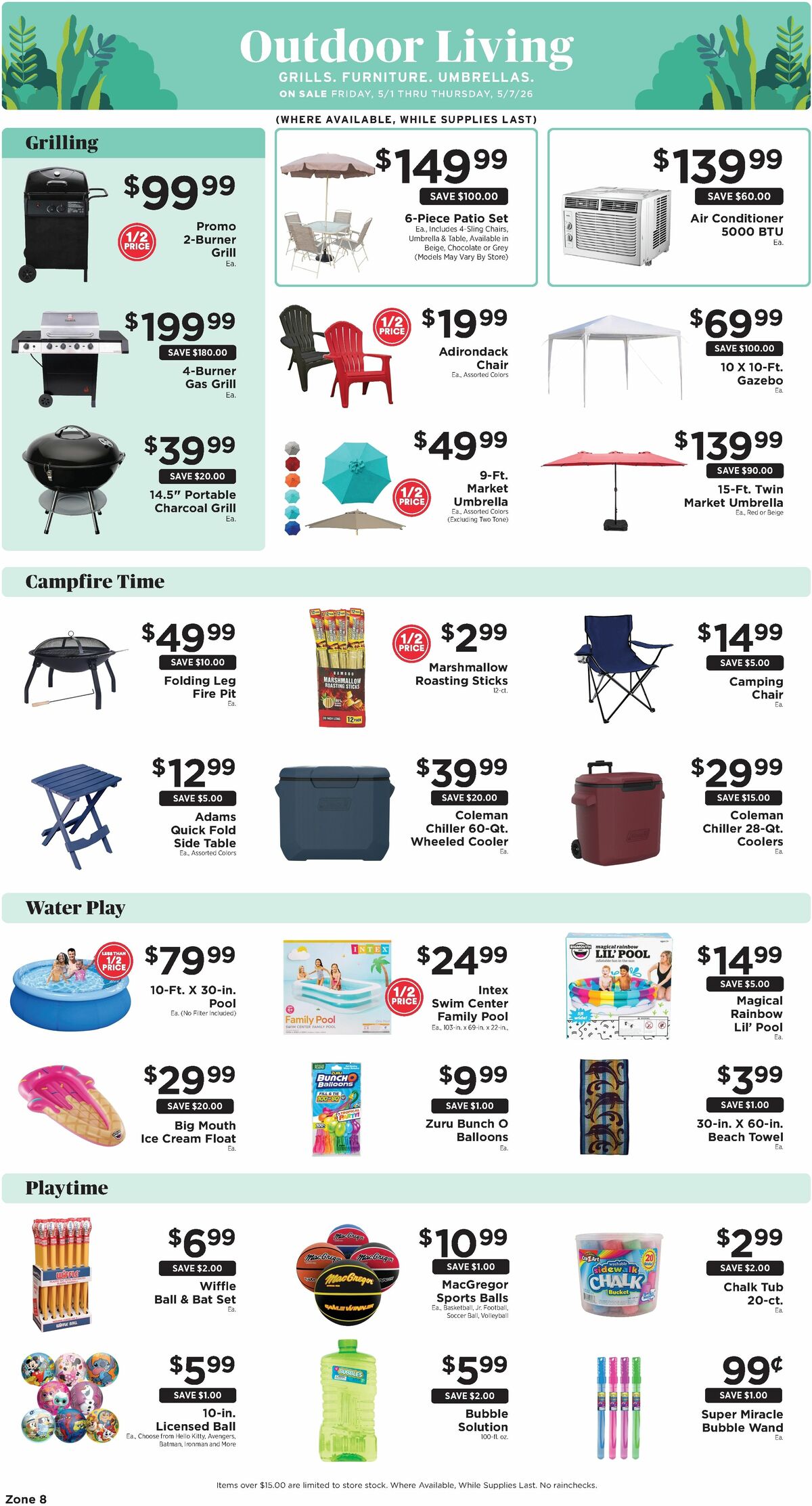 ShopRite Outdoor Living Weekly Ad from May 1
