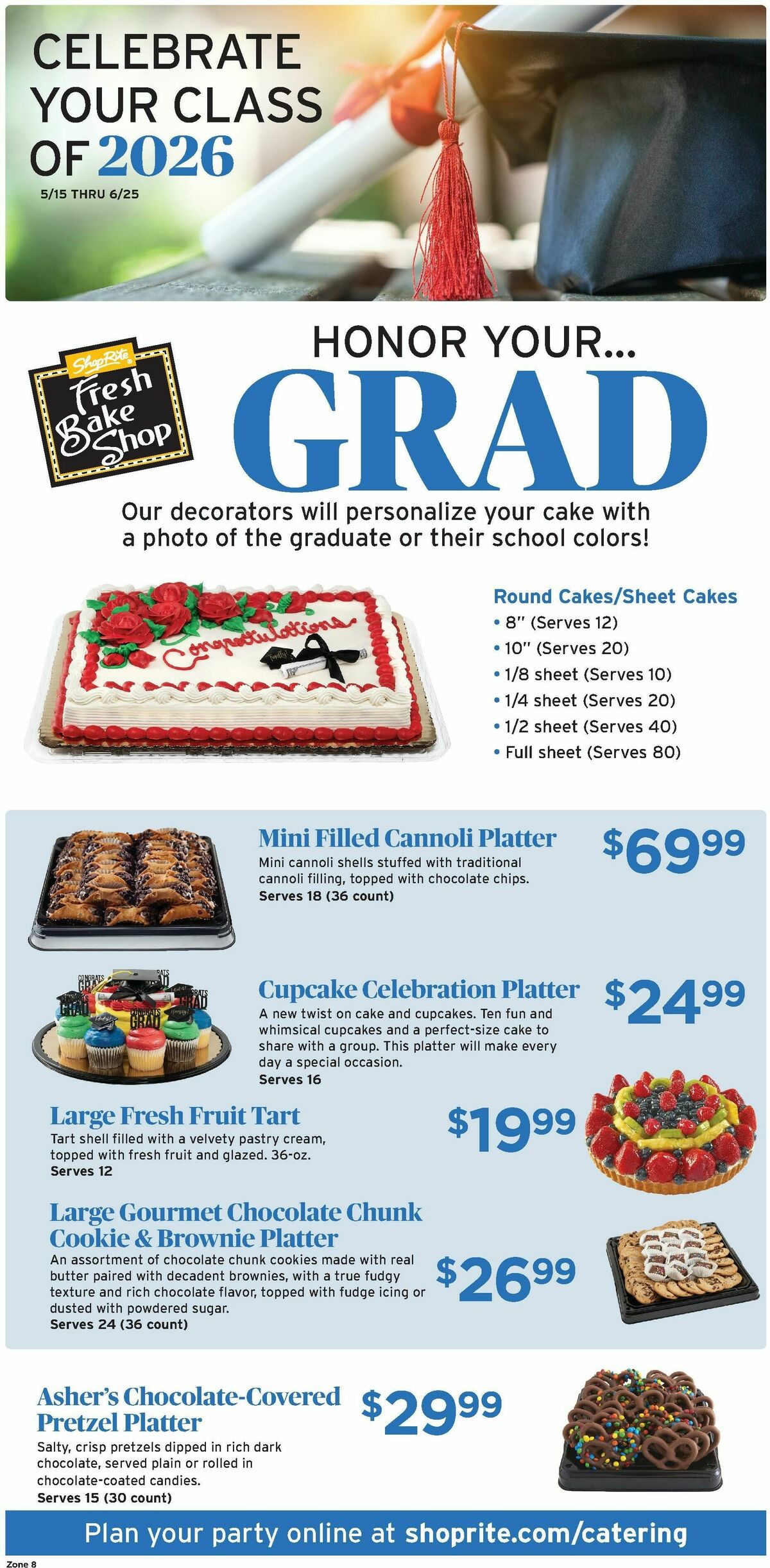 ShopRite Graduation Catering Weekly Ad from May 15