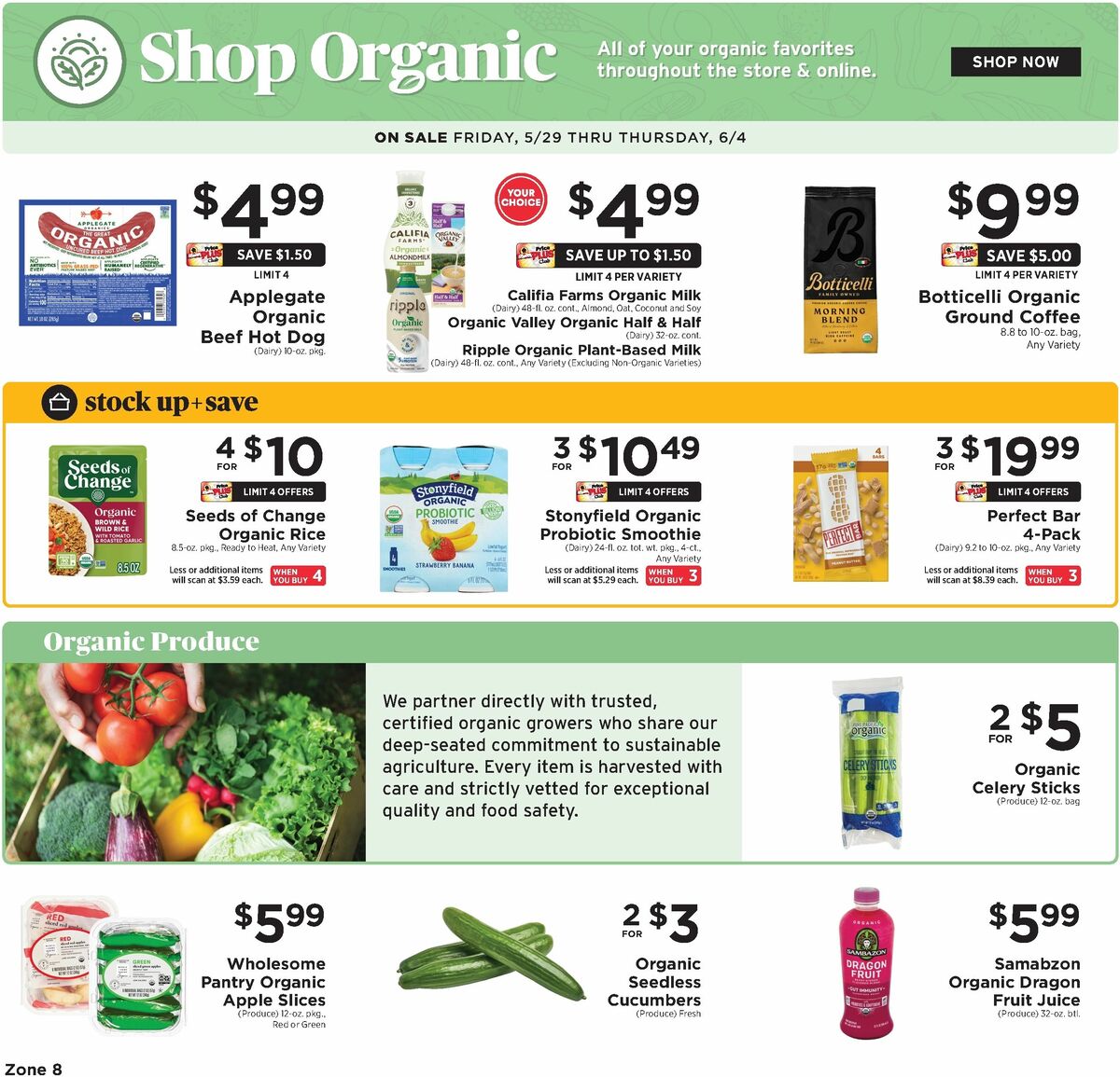 ShopRite Shop Organic Weekly Ad from May 29
