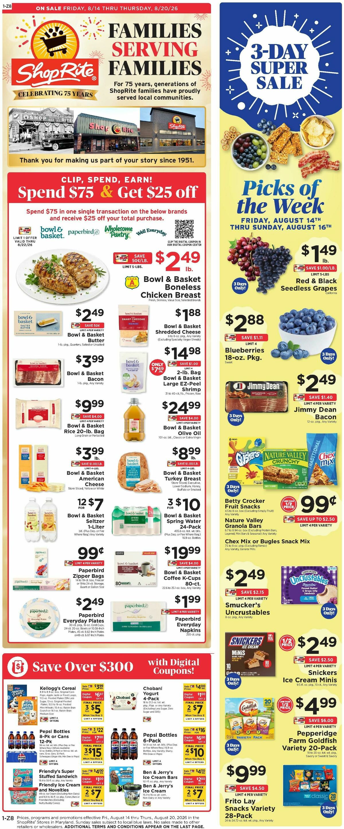 ShopRite Weekly Ad from August 14