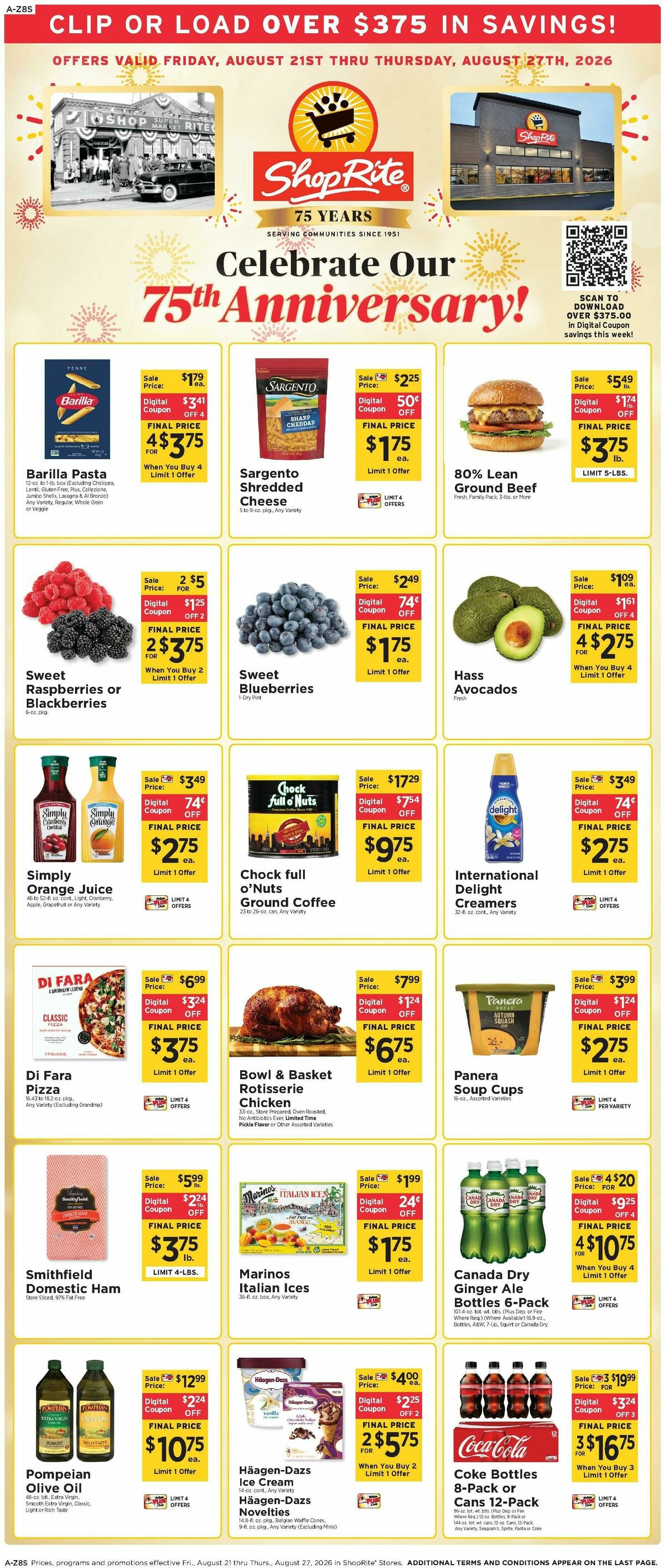 ShopRite Weekly Ad from August 21