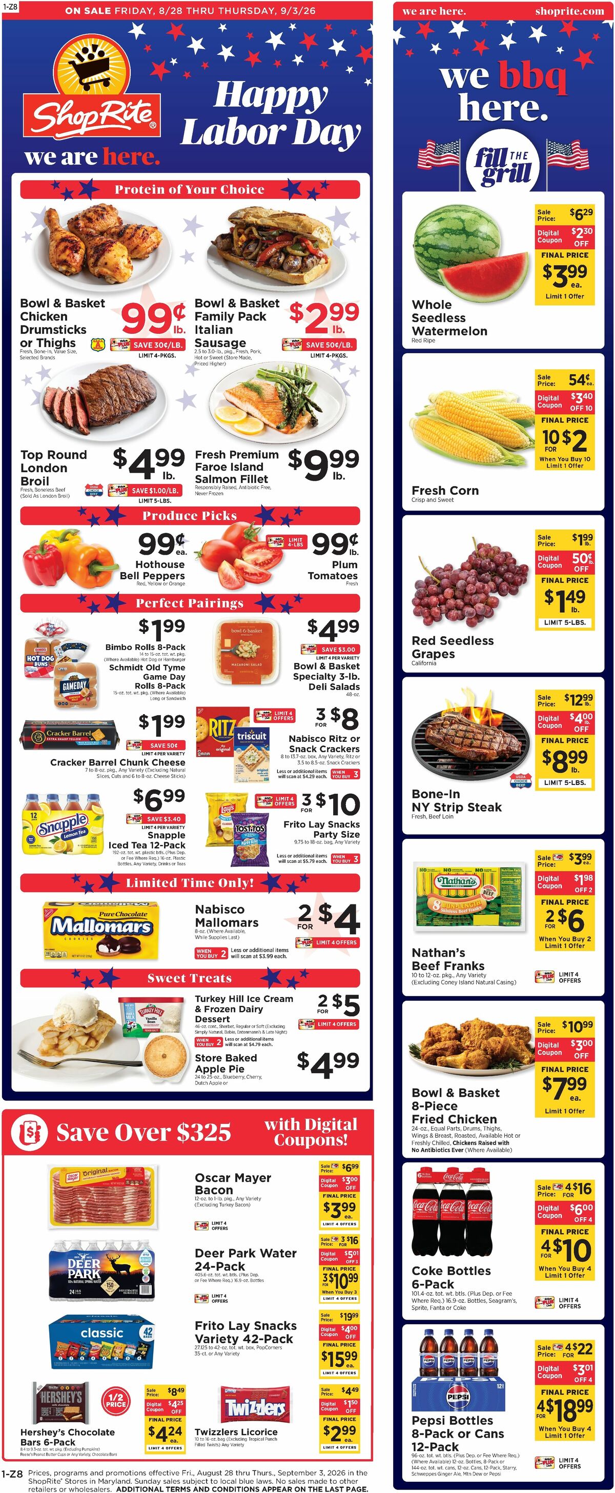 ShopRite Weekly Ad from August 28