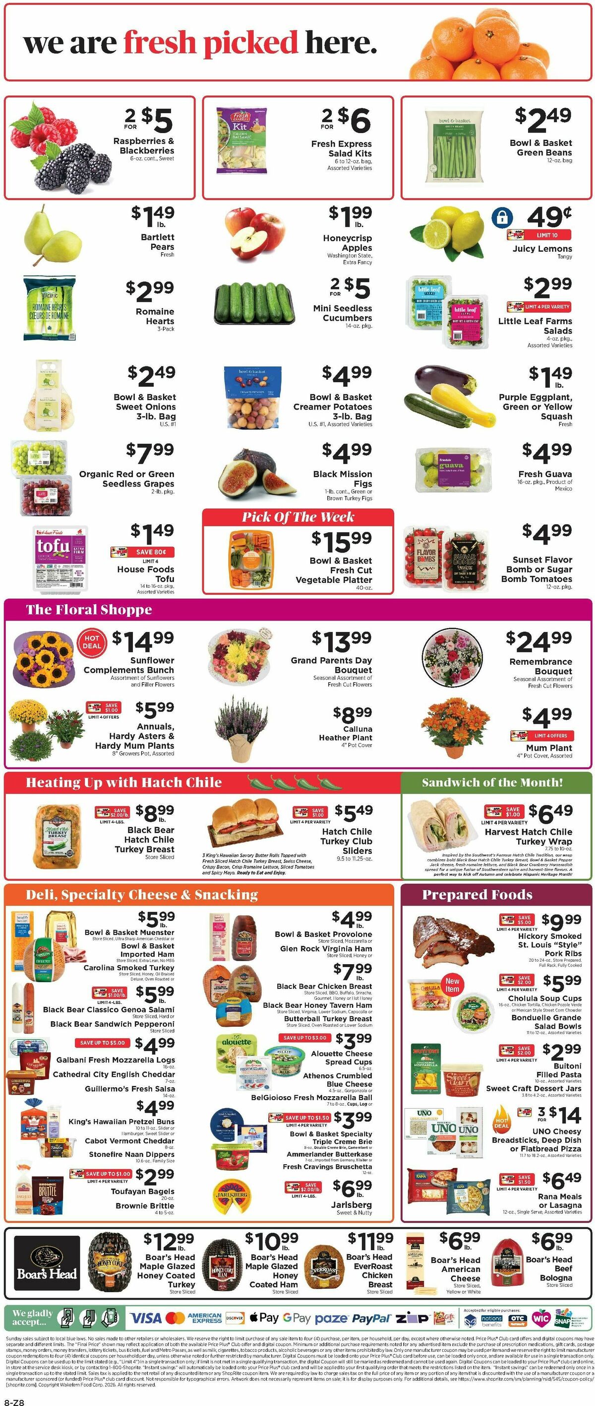 ShopRite Weekly Ad from September 4