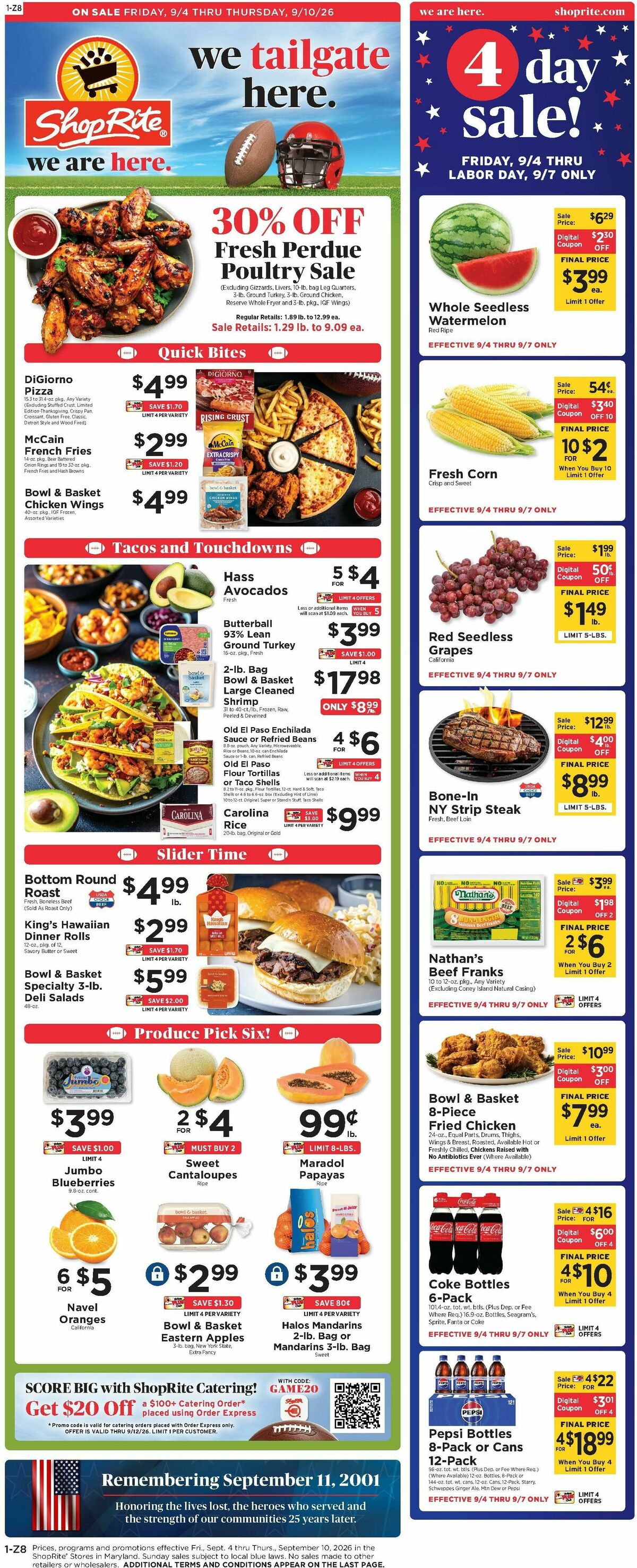 ShopRite Weekly Ad from September 4