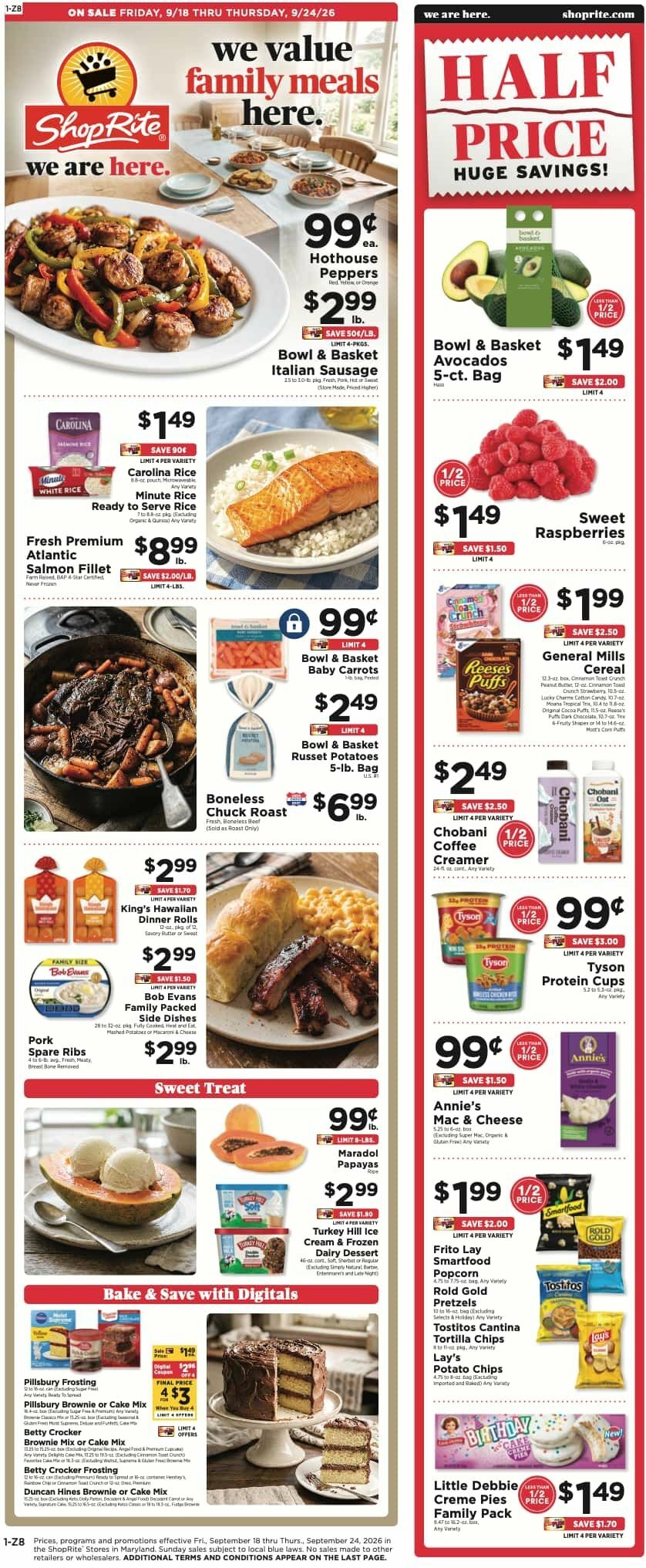 ShopRite Weekly Ad from September 18
