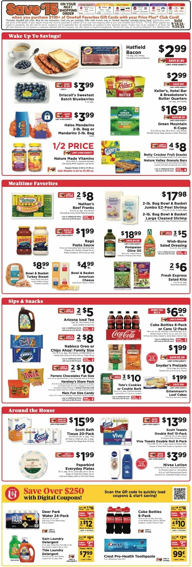 ShopRite Weekly Ad from September 18