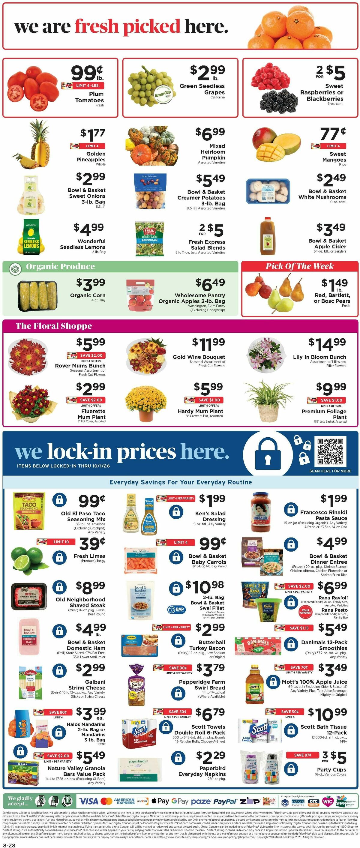 ShopRite Weekly Ad from September 25