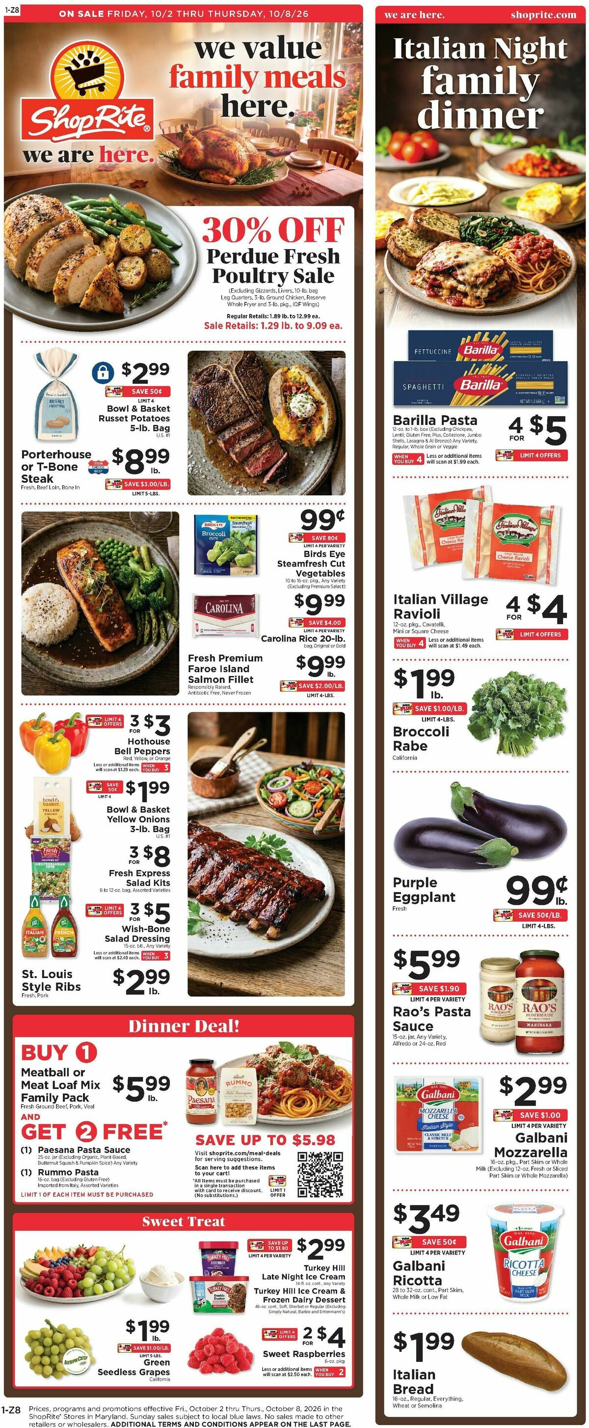 ShopRite Weekly Ad from October 2