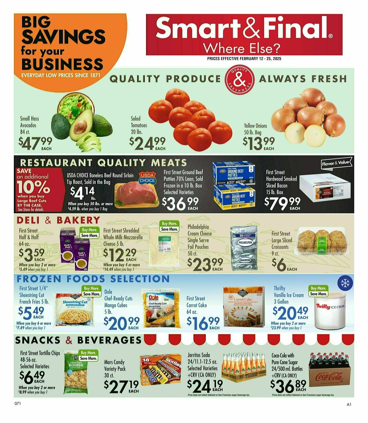 Smart & Final Weekly Ad from February 12
