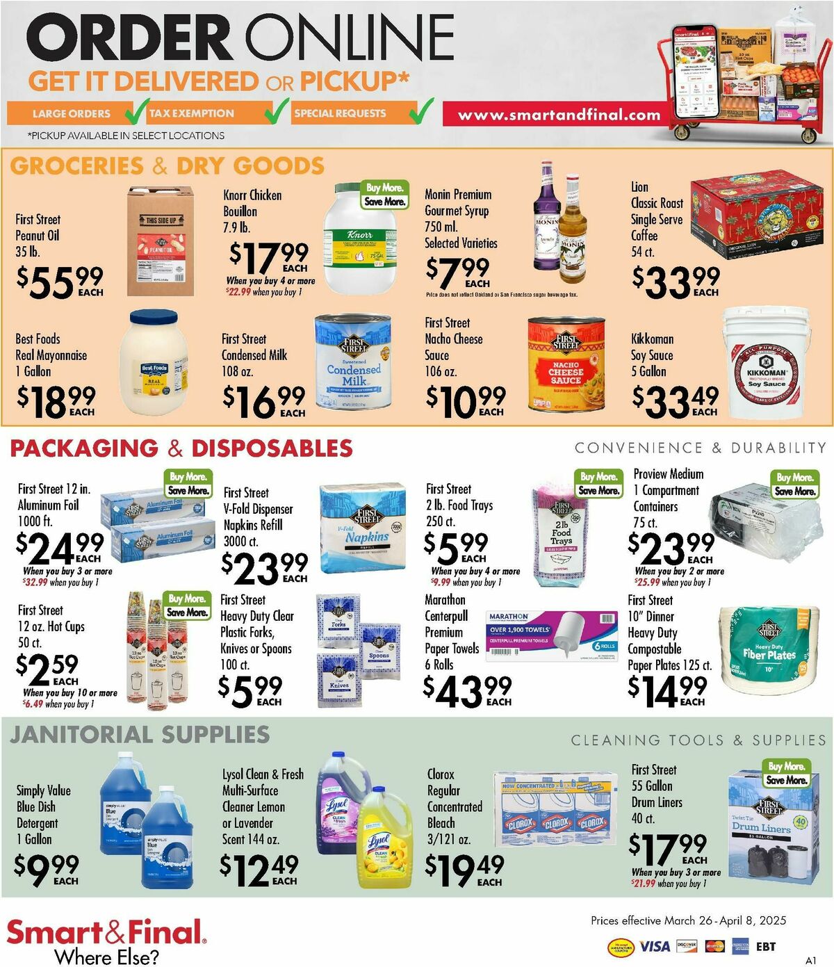 Smart & Final Business & Club Savings Weekly Ad from March 26