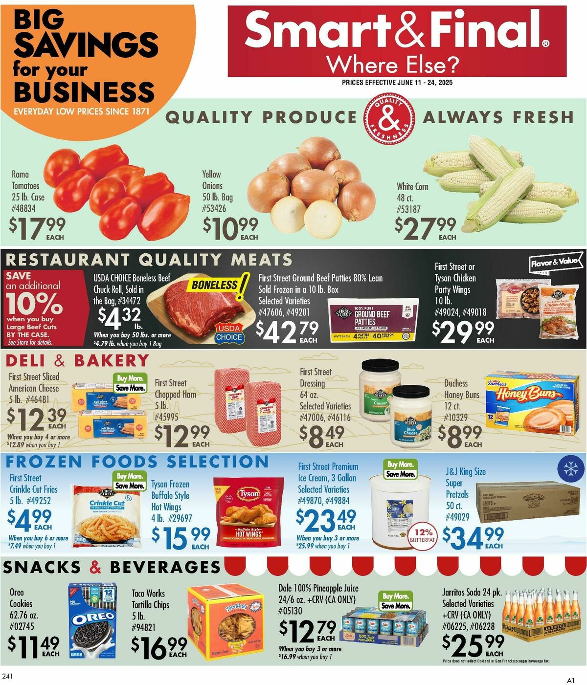 Smart & Final Business & Club Savings Weekly Ad from June 11