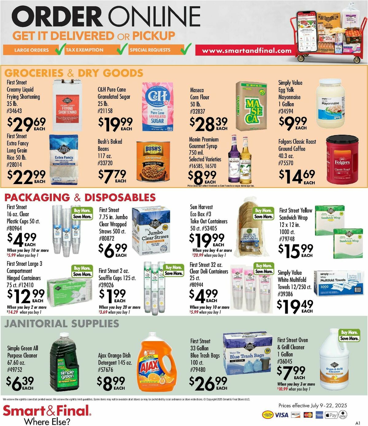 Smart & Final Business & Club Savings Weekly Ad from July 9
