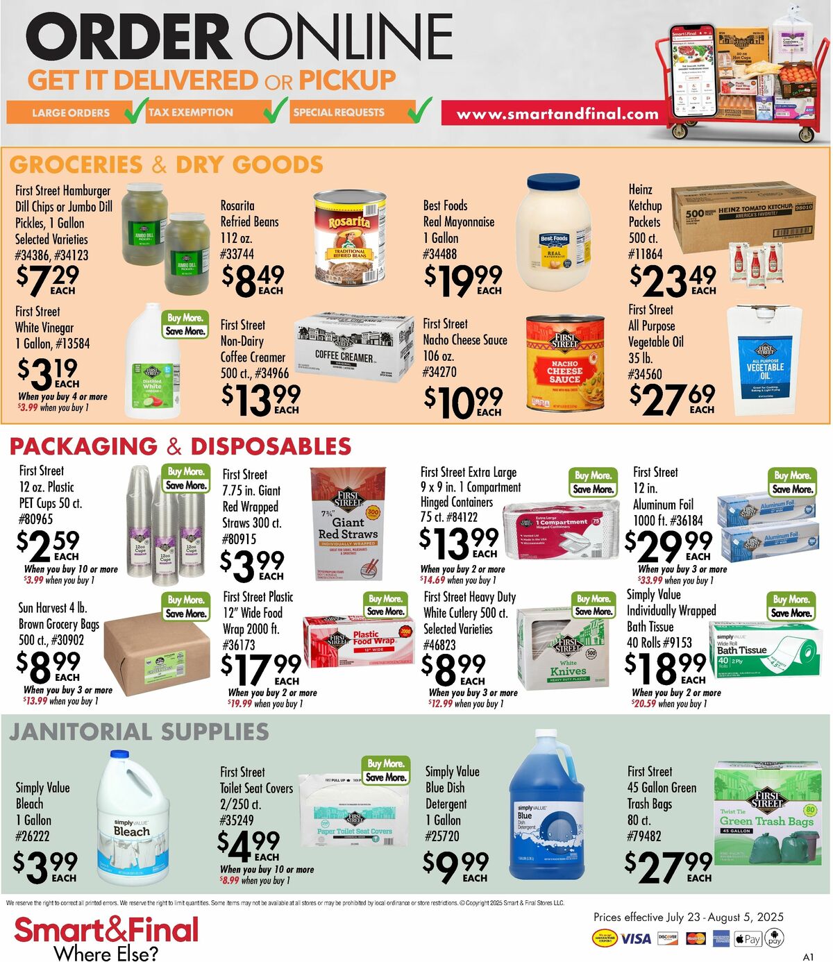 Smart & Final Business & Club Savings Weekly Ad from July 23