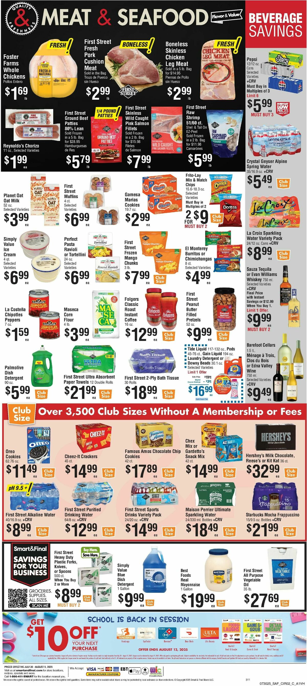Smart & Final Weekly Ad from July 30