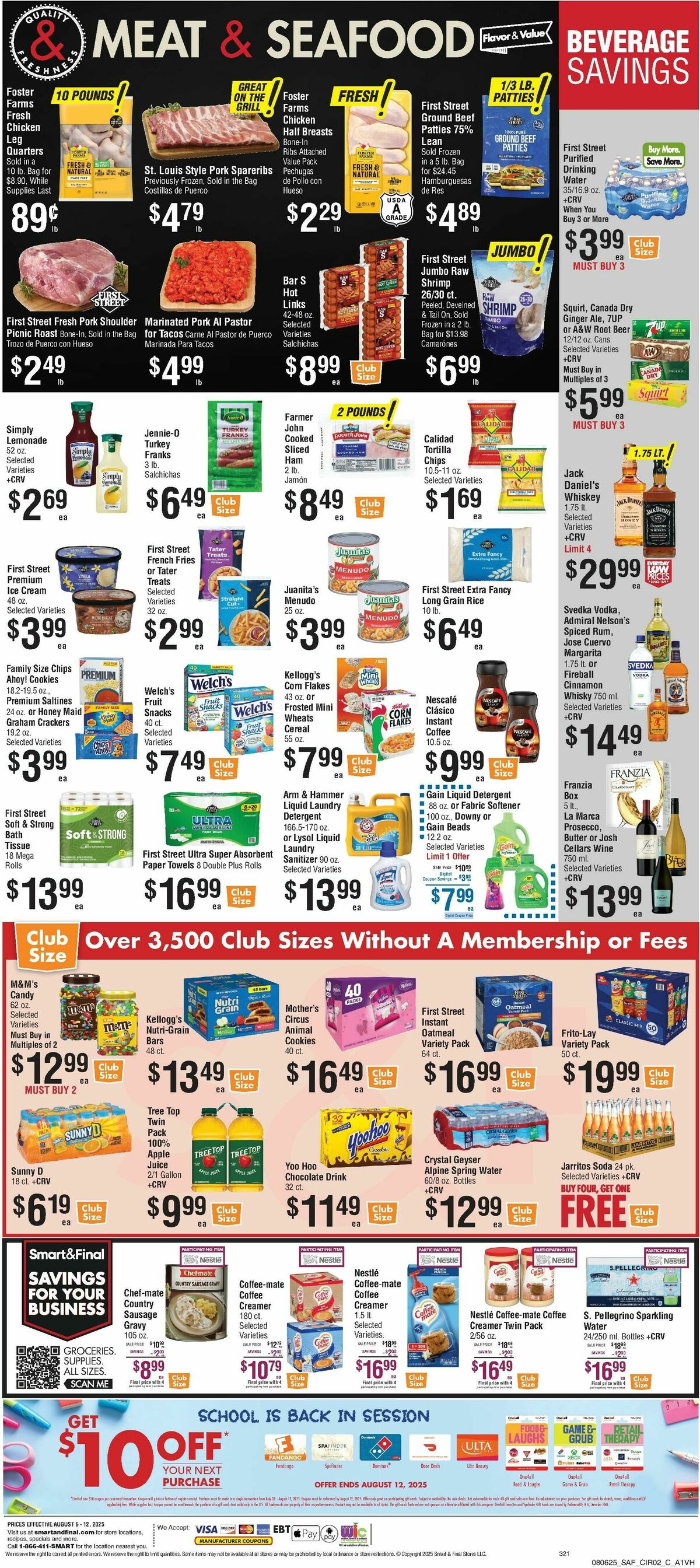 Smart & Final Weekly Ad from August 6