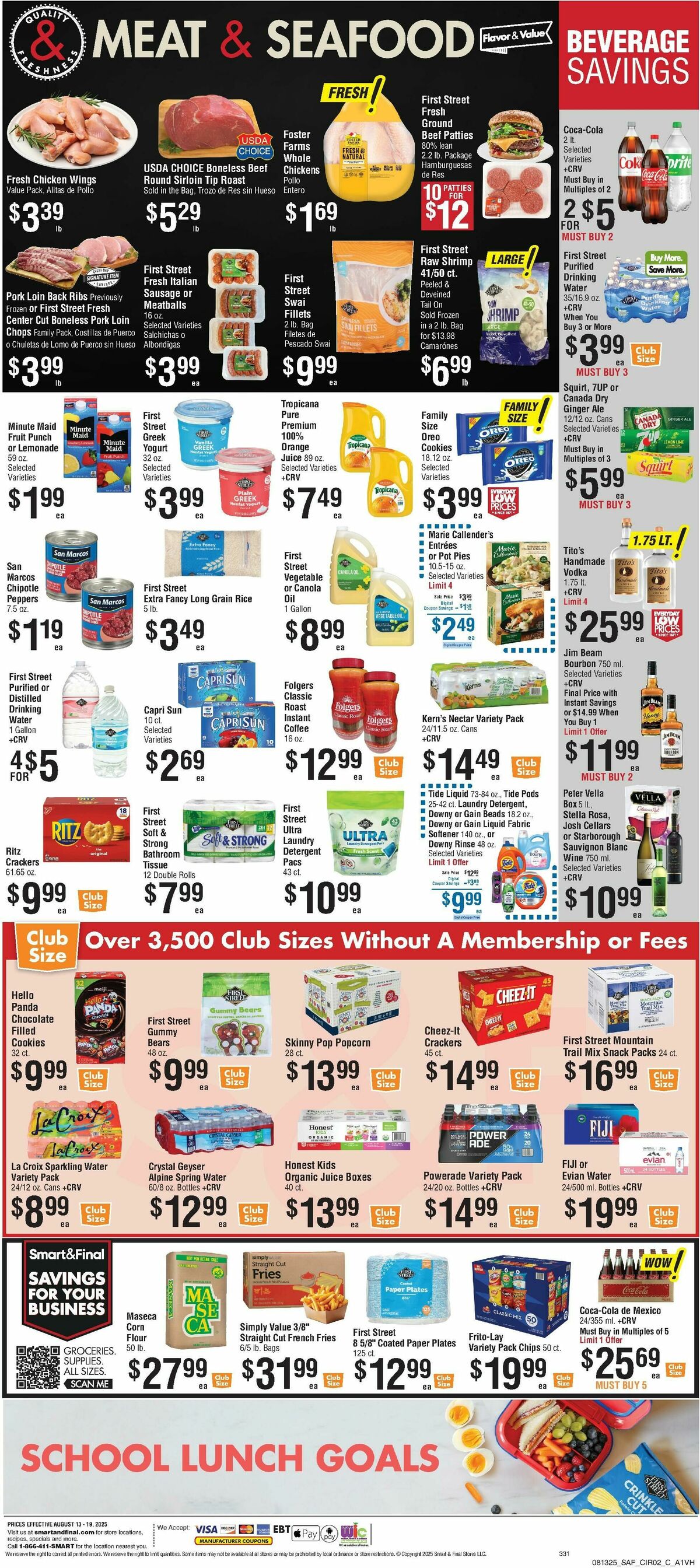 Smart & Final Weekly Ad from August 13