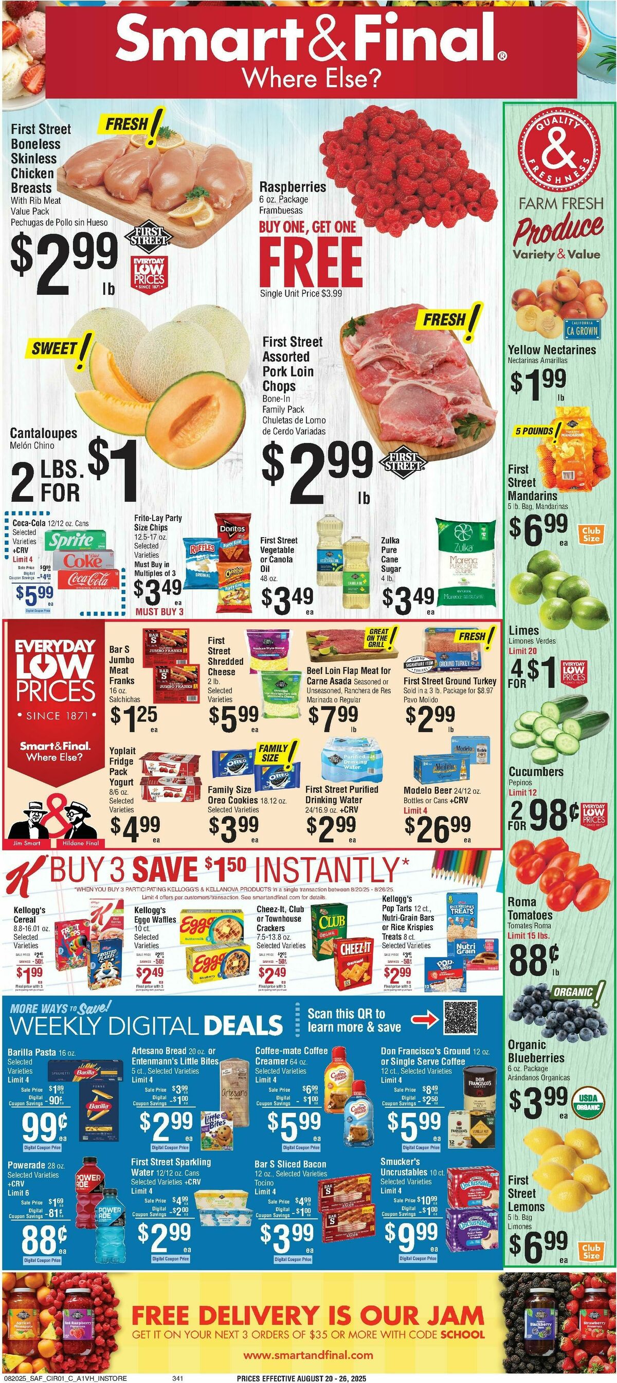 Smart & Final Weekly Ad from August 20
