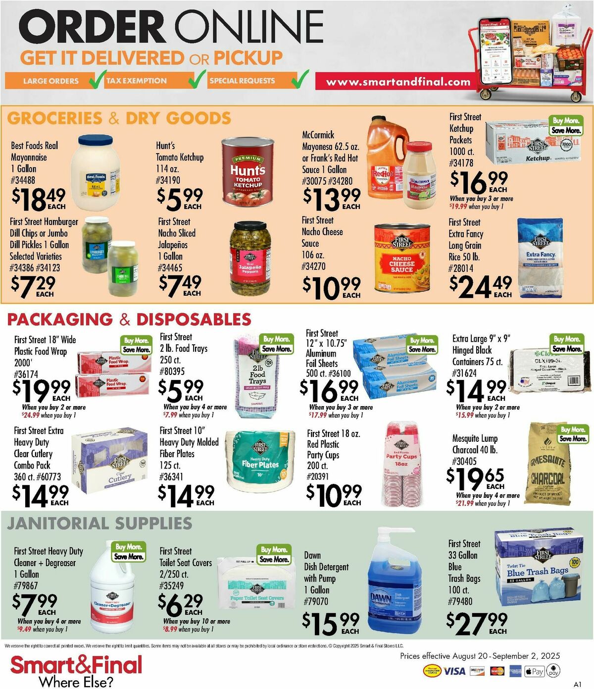 Smart & Final Business & Club Savings Weekly Ad from August 20