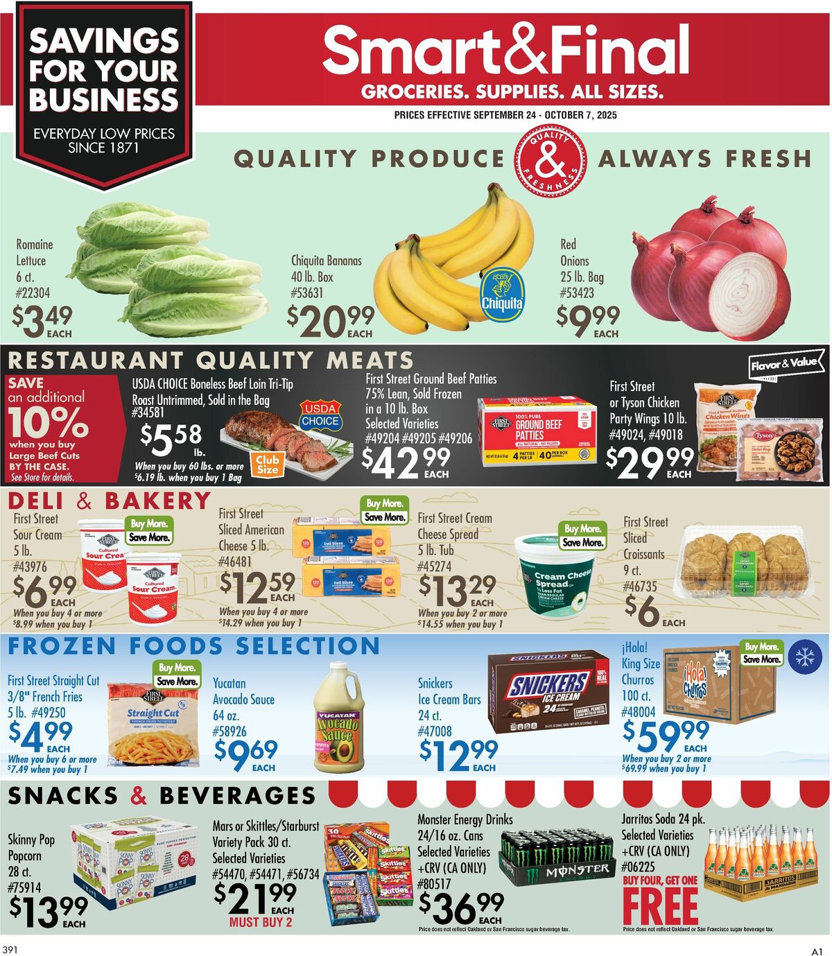 Smart & Final Business & Club Savings Weekly Ad from September 24