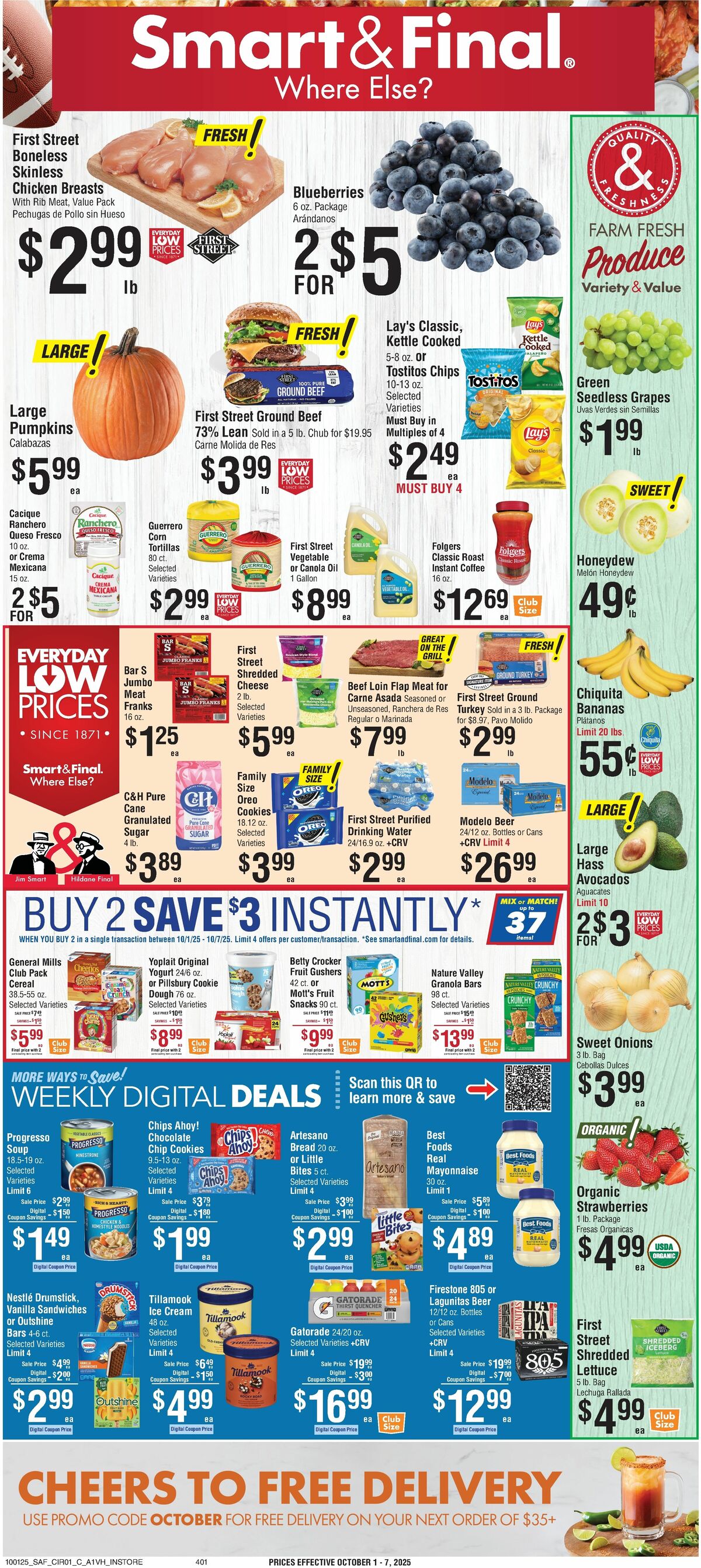 Smart & Final Weekly Ad from October 1