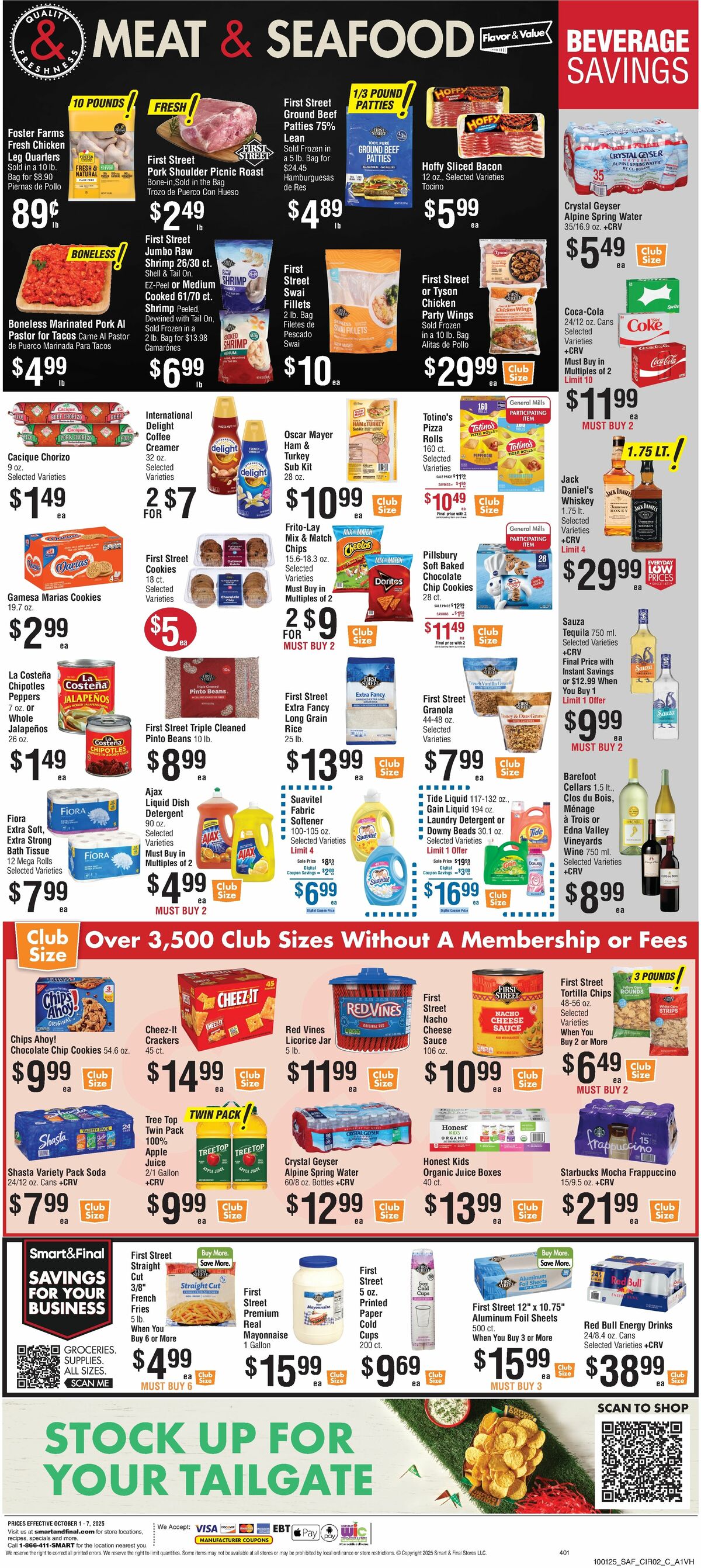 Smart & Final Weekly Ad from October 1
