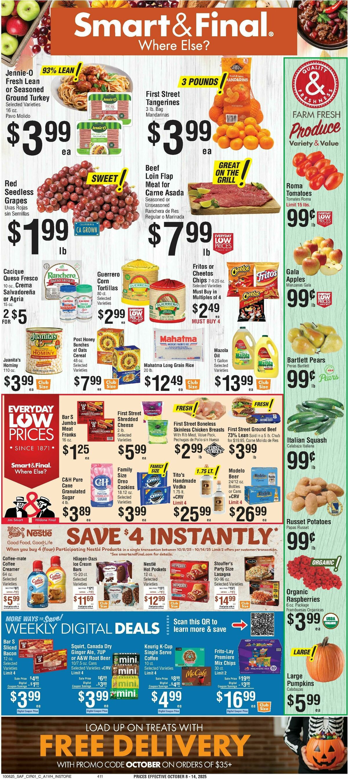 Smart & Final Weekly Ad from October 8