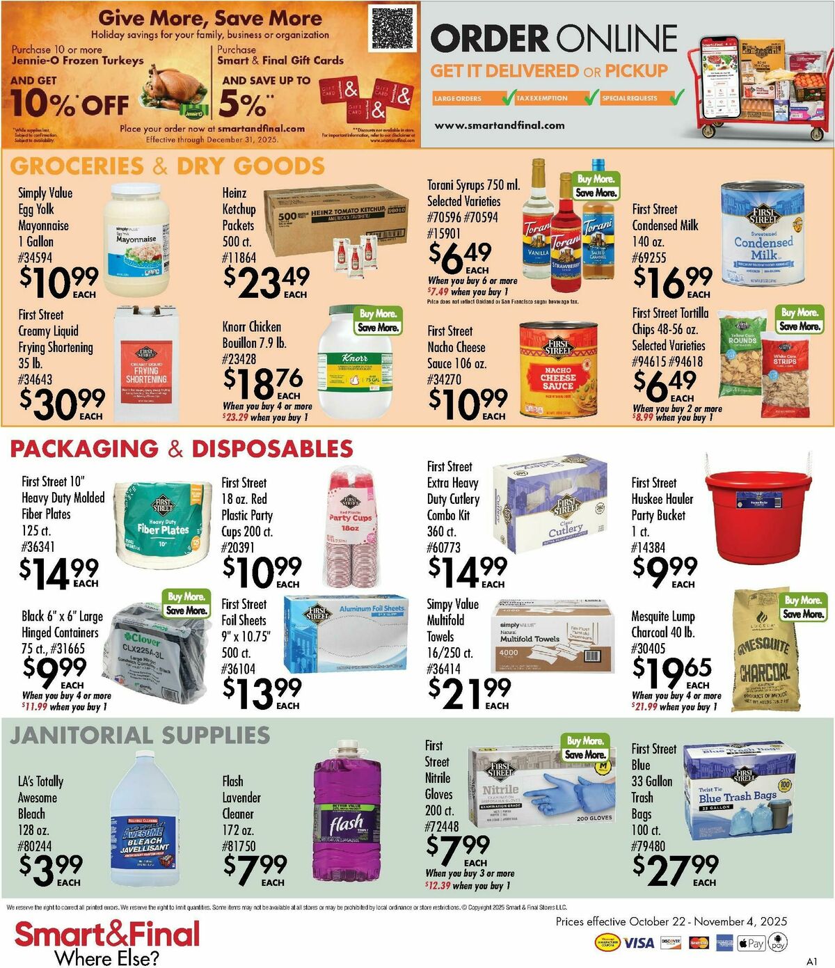Smart & Final Business & Club Savings Weekly Ad from October 22