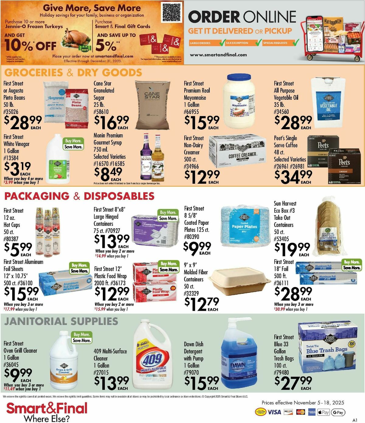 Smart & Final Business & Club Savings Weekly Ad from November 5