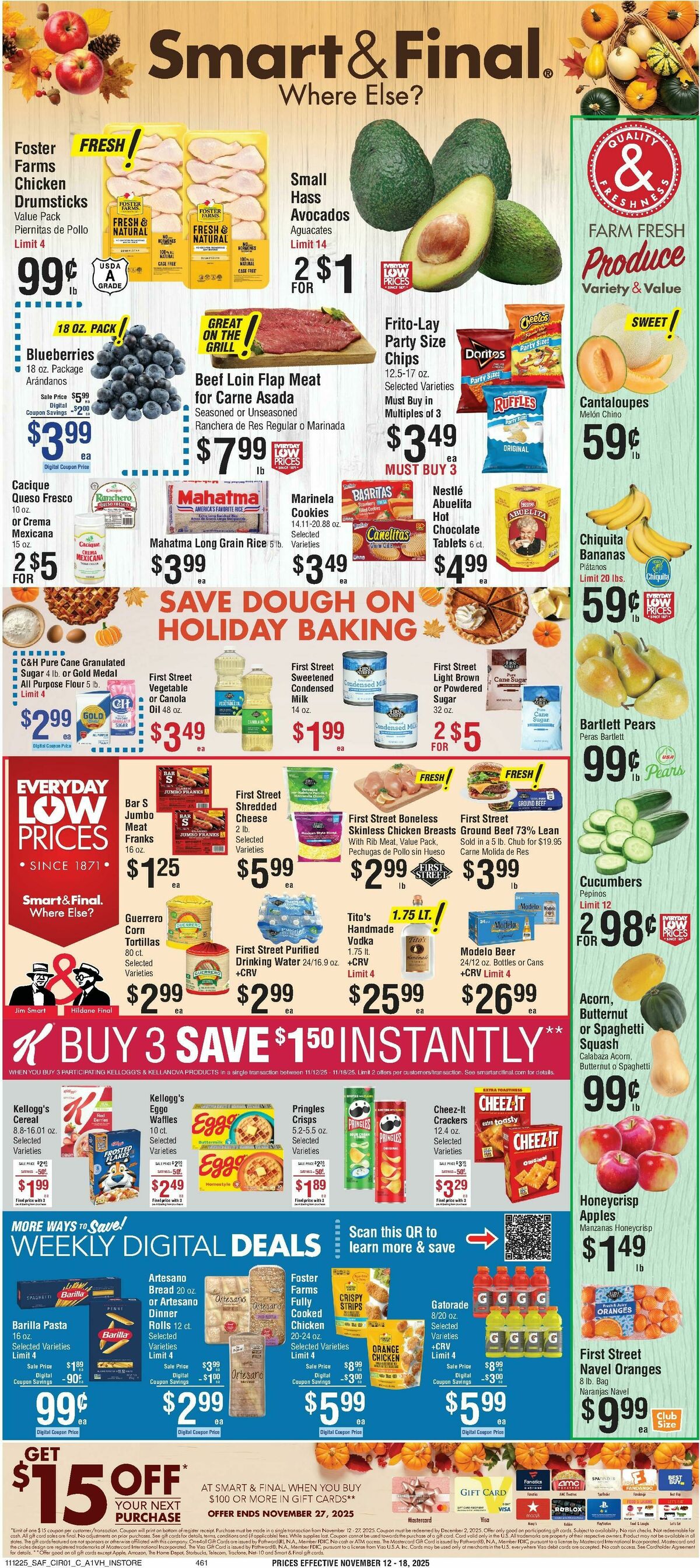Smart & Final Weekly Ad from November 12