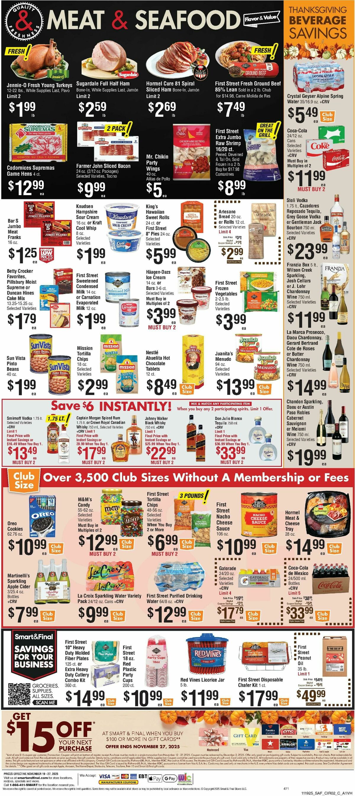 Smart & Final Weekly Ad from November 19