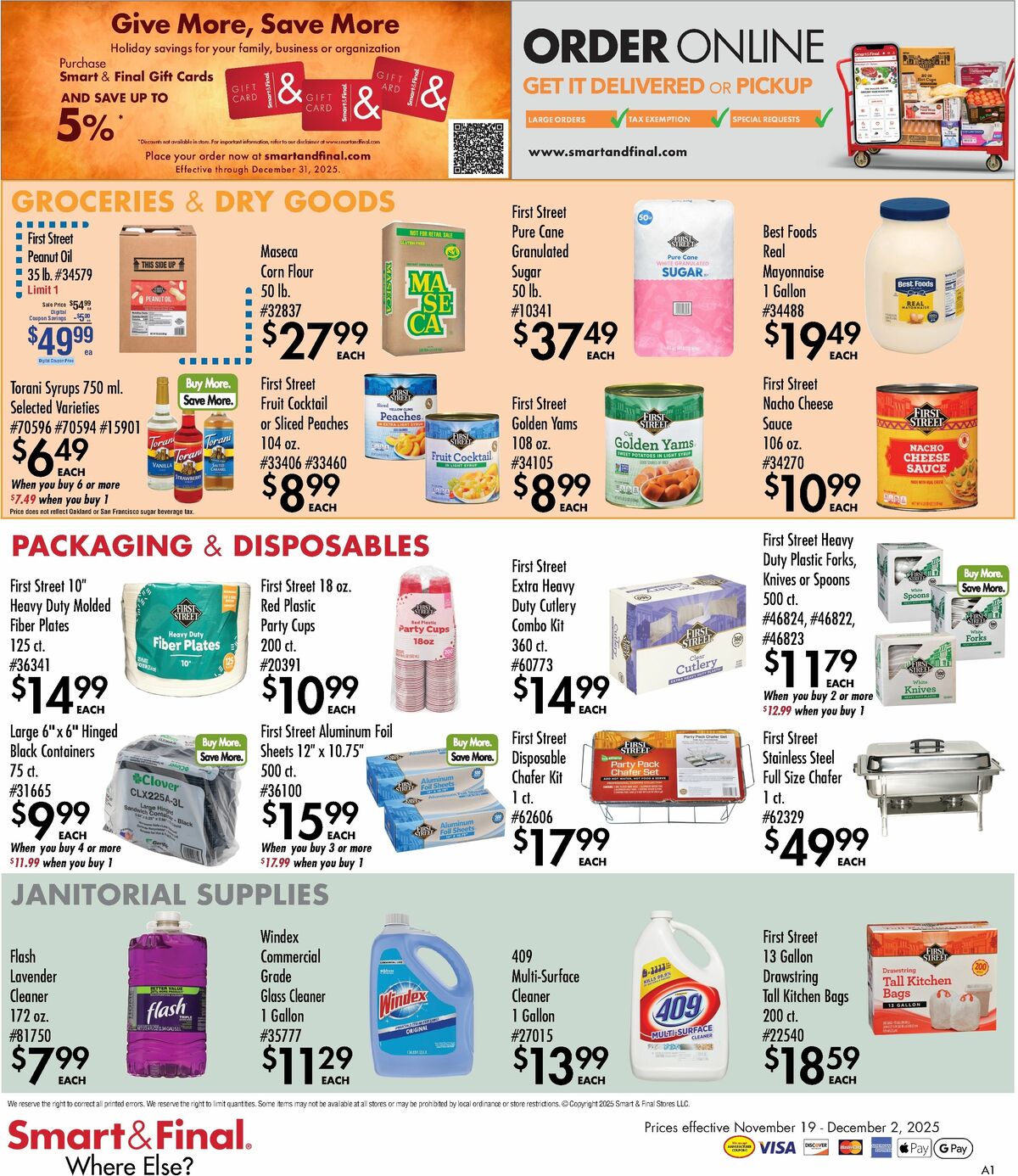 Smart & Final Business & Club Savings Weekly Ad from November 19